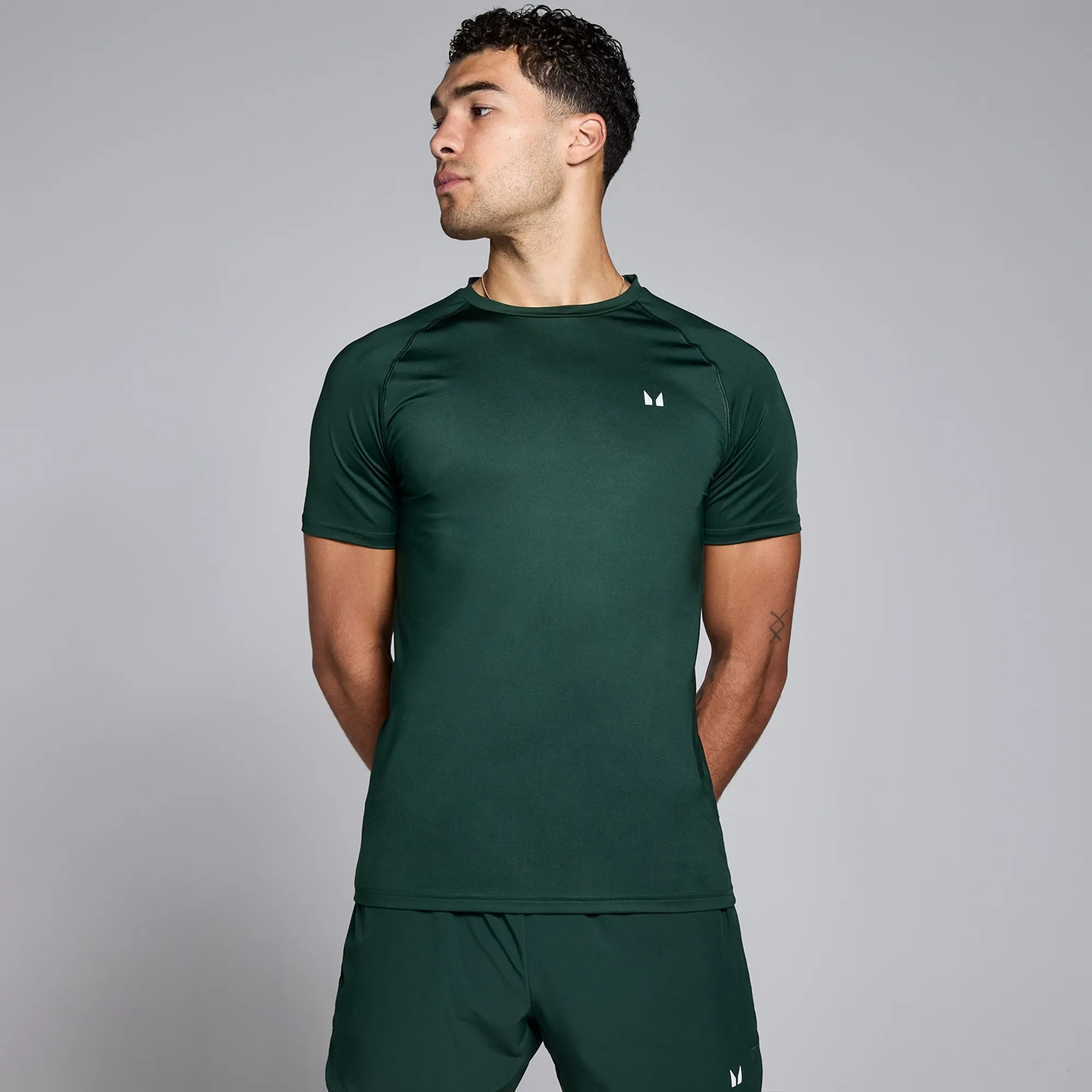 MP Men's Training T-Shirt - Dark Emerald  - XS