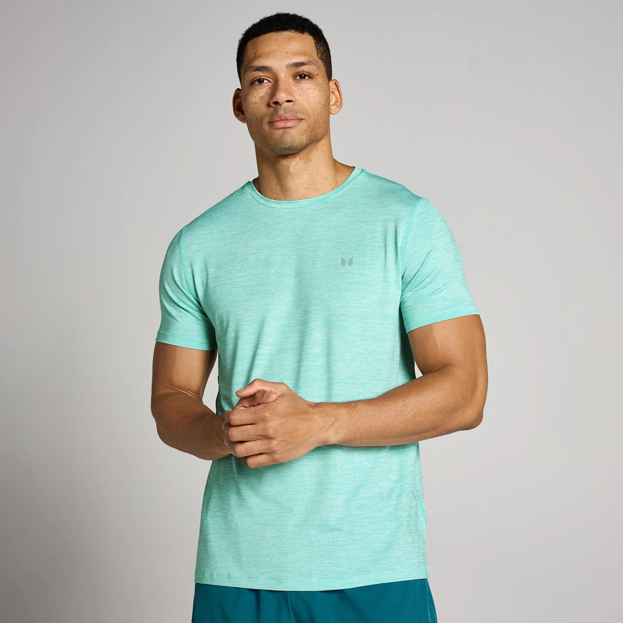 MP Men's Tempo Marl T-Shirt - Mint Green