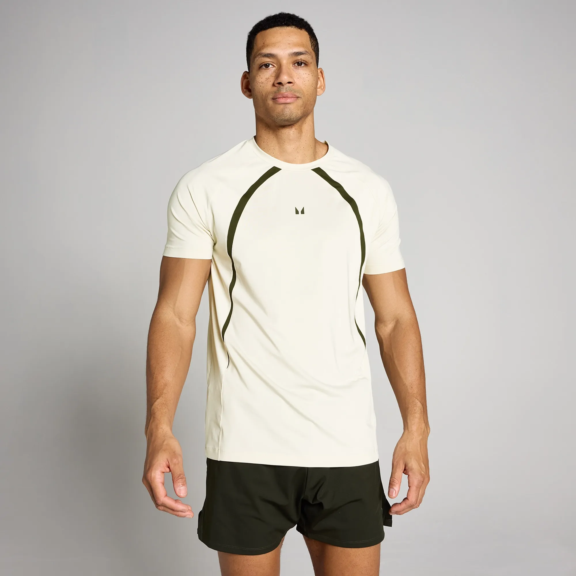 MP Men's Tempo Panel T-Shirt - Bone