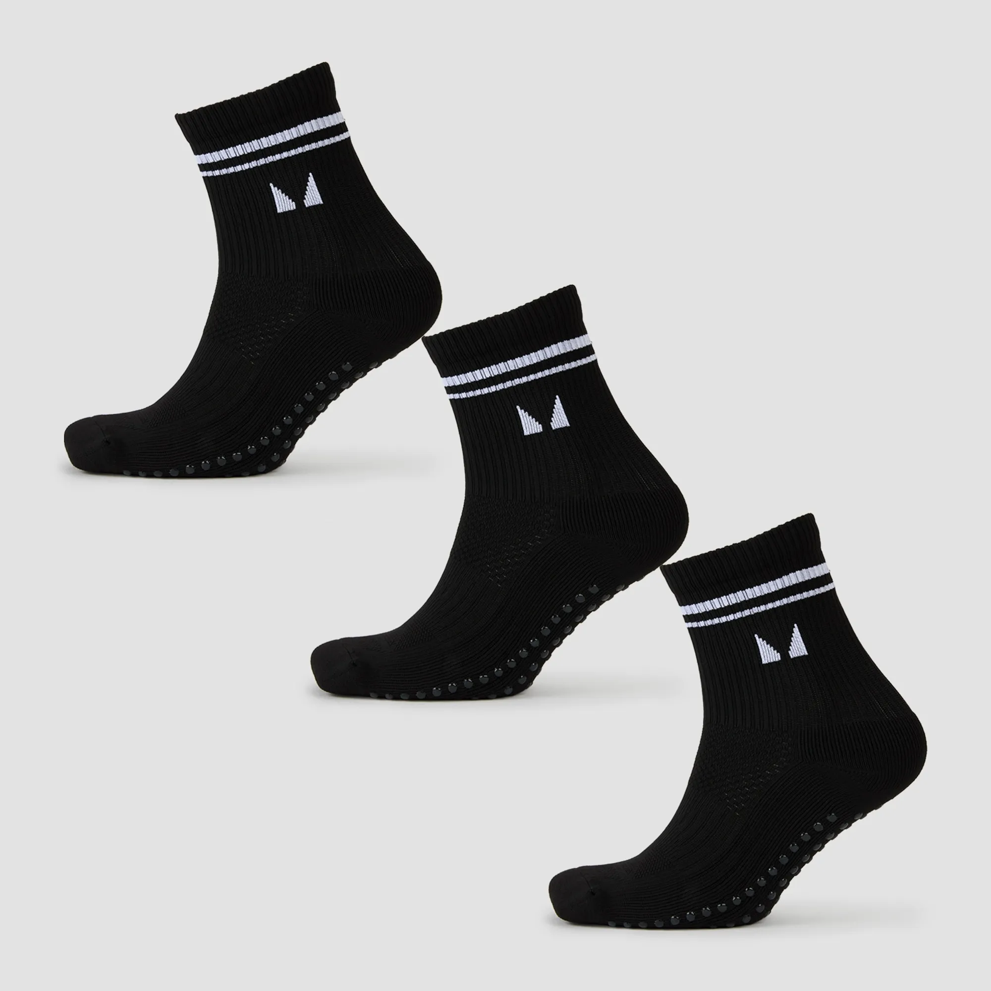MP Pilates Socks (3 pack) - Black - UK 2-5