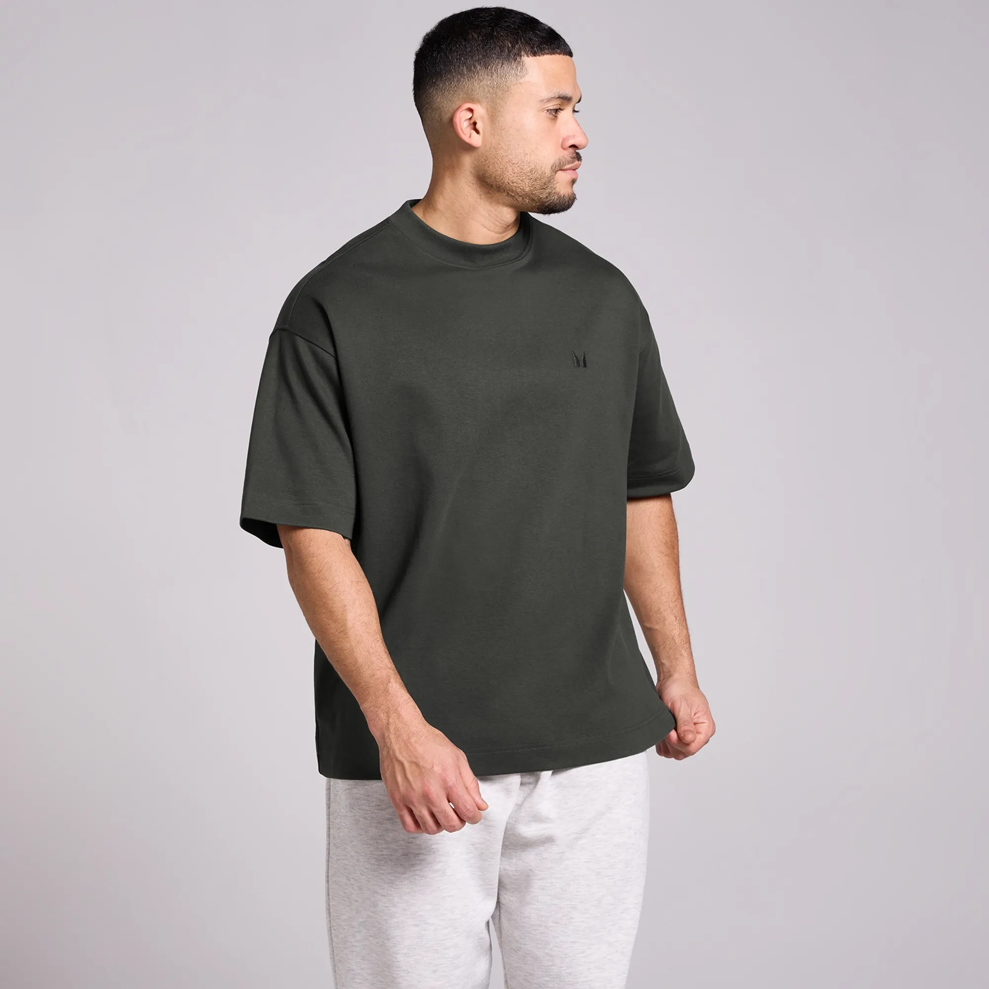 MP Men's Oversized Cotton T-Shirt - Washed Black