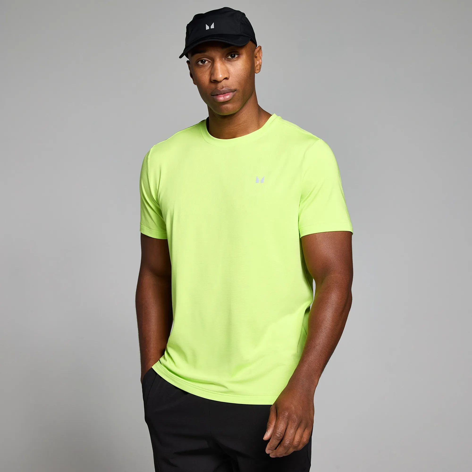 MP Men's Active Gridded T-Shirt - Lime