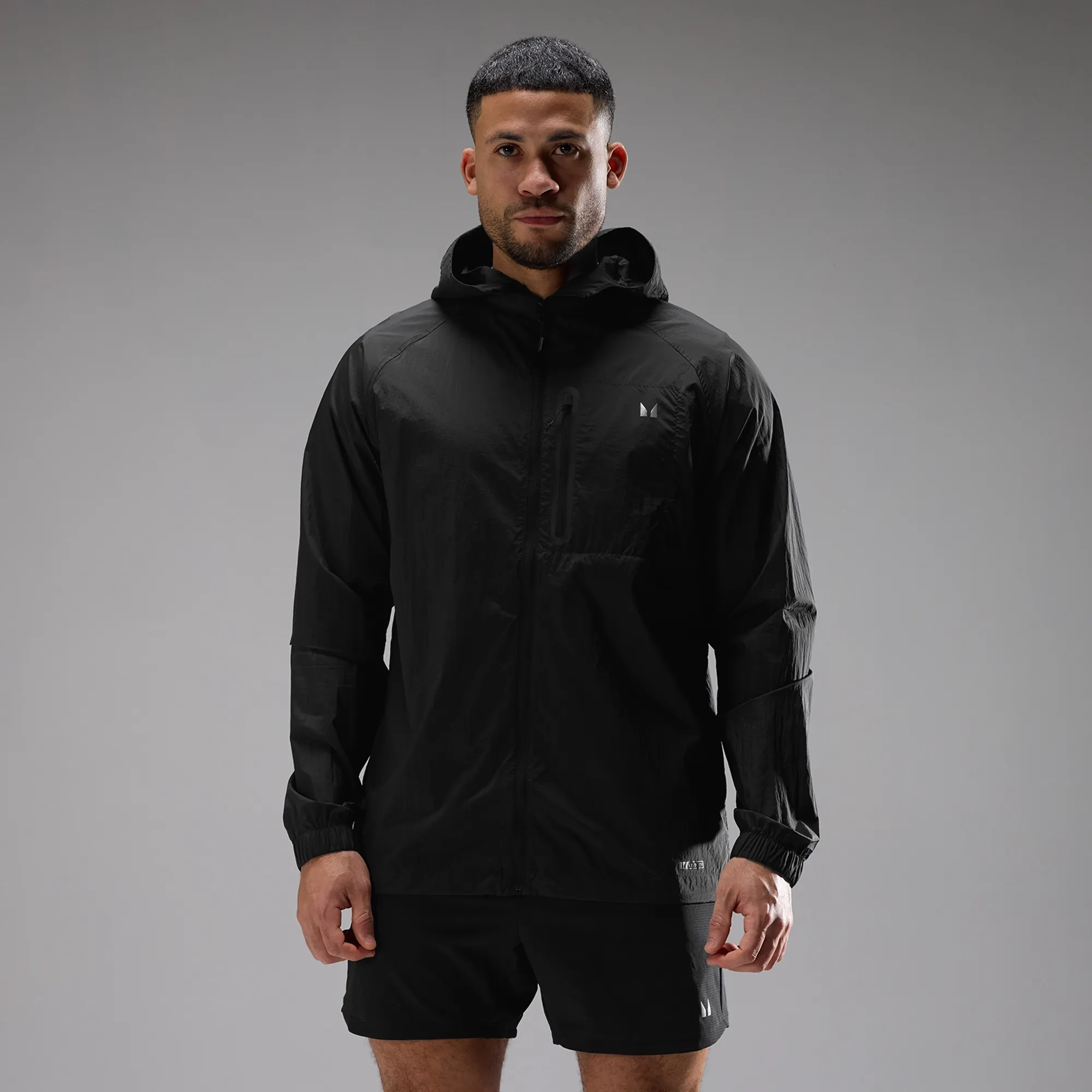 MP Men's Velocity Ultra Lightweight Packable Jacket - Black
