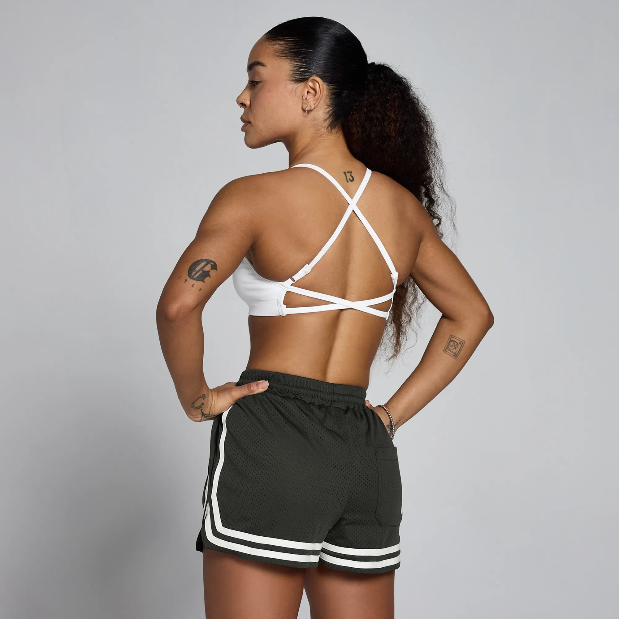 MP Women's Lift Seamless Strappy Bra - White