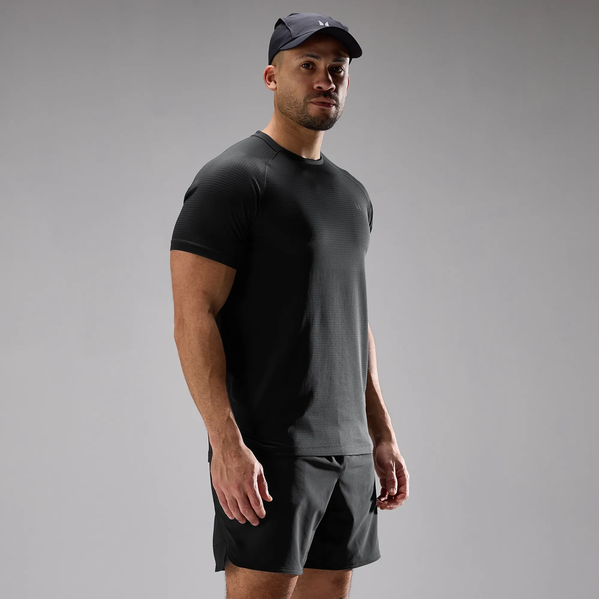MP Men's Training Ultra Gridded T-Shirt - Black