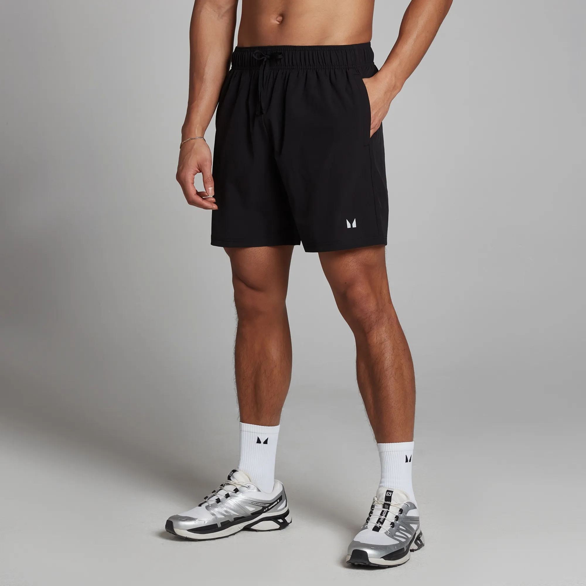 MP Men's Woven Training 7  Shorts - Black - XXS