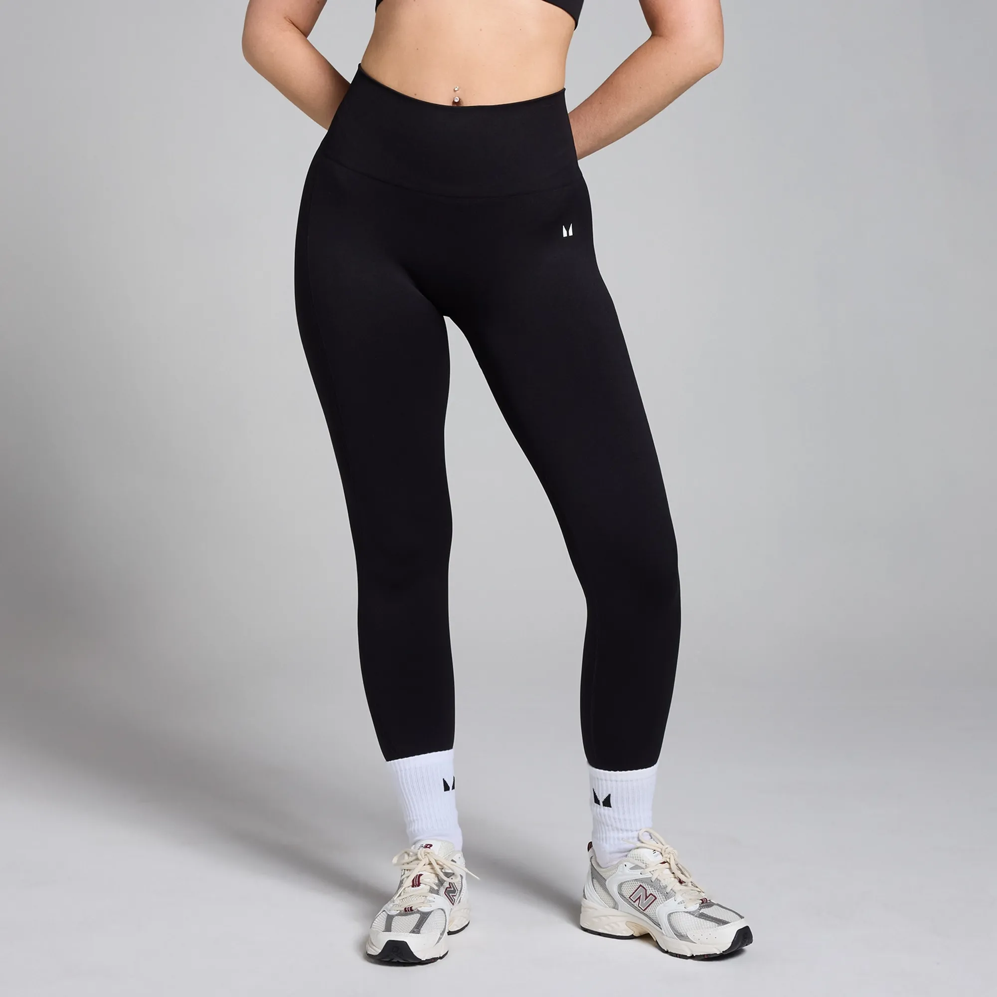 MP Women's Shape Seamless Leggings - Black - XXS
