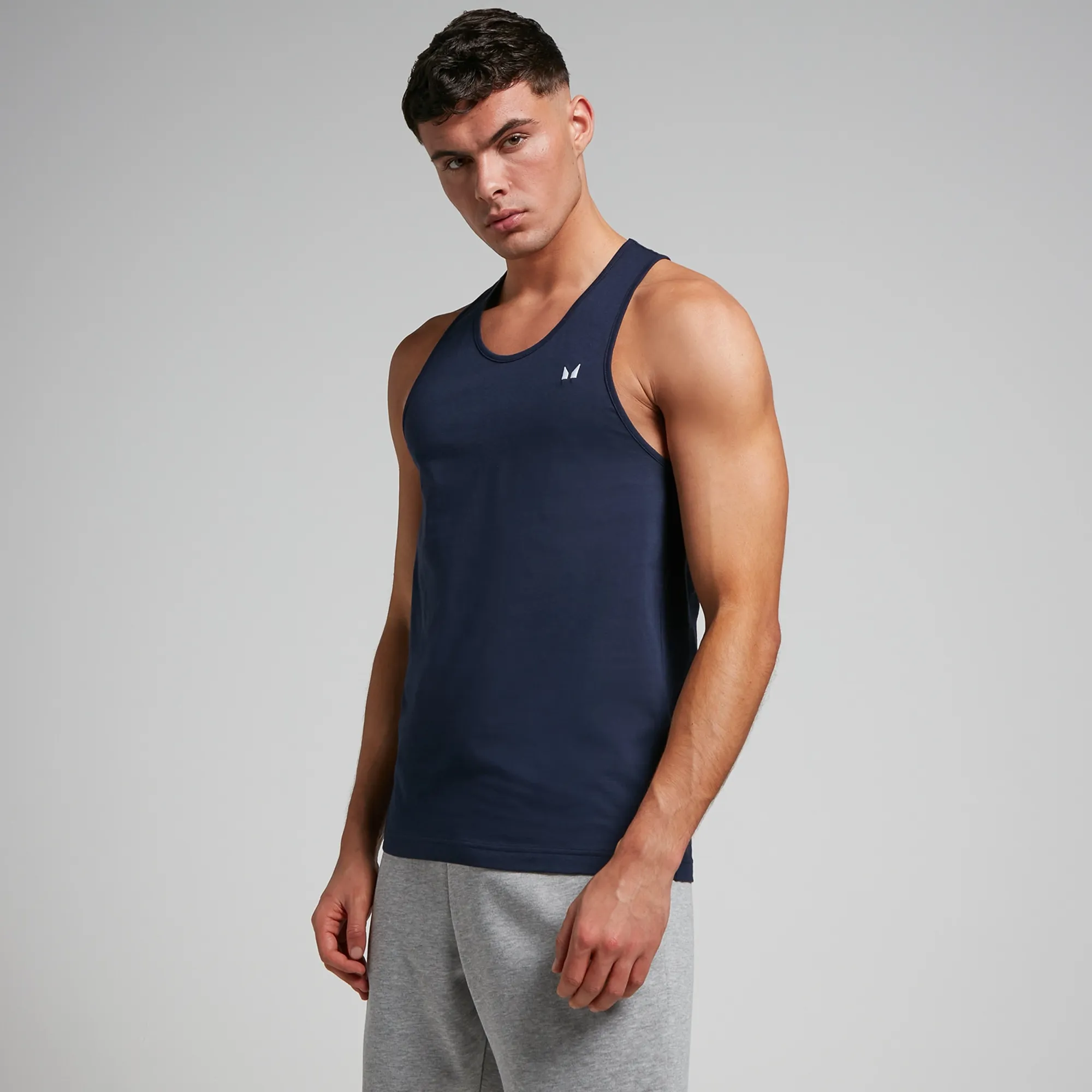 MP Men's Cotton Vest - Navy - XS