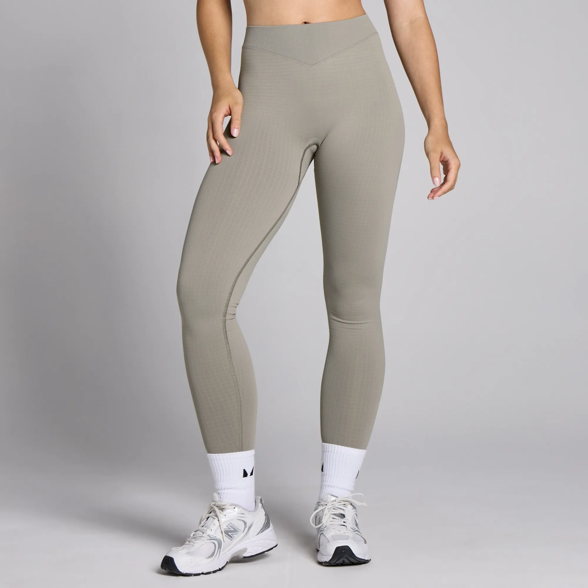 MP Women's Waffle Seamless Leggings - Clay - XL