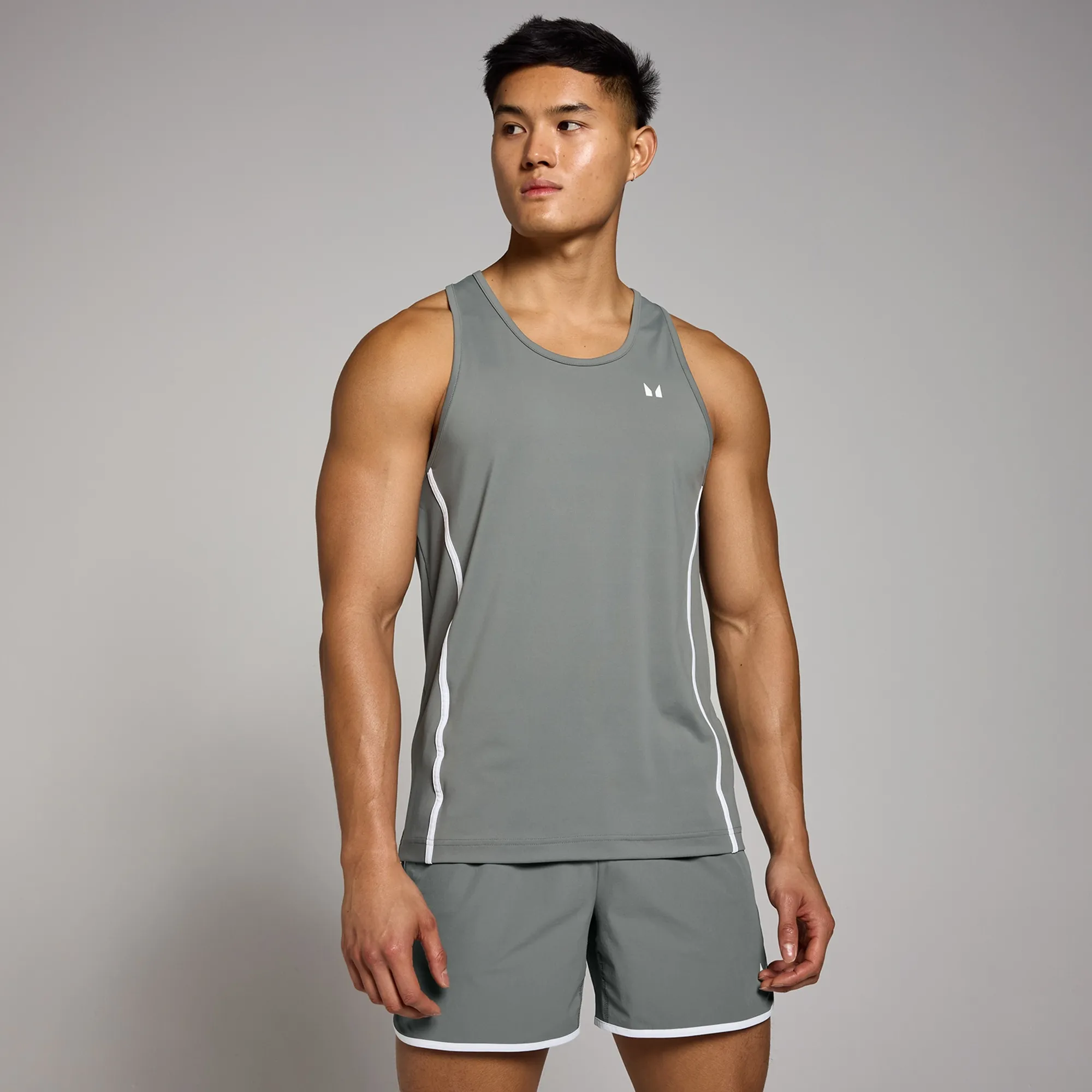 MP Men's Tempo Binding Vest - Rock - XS