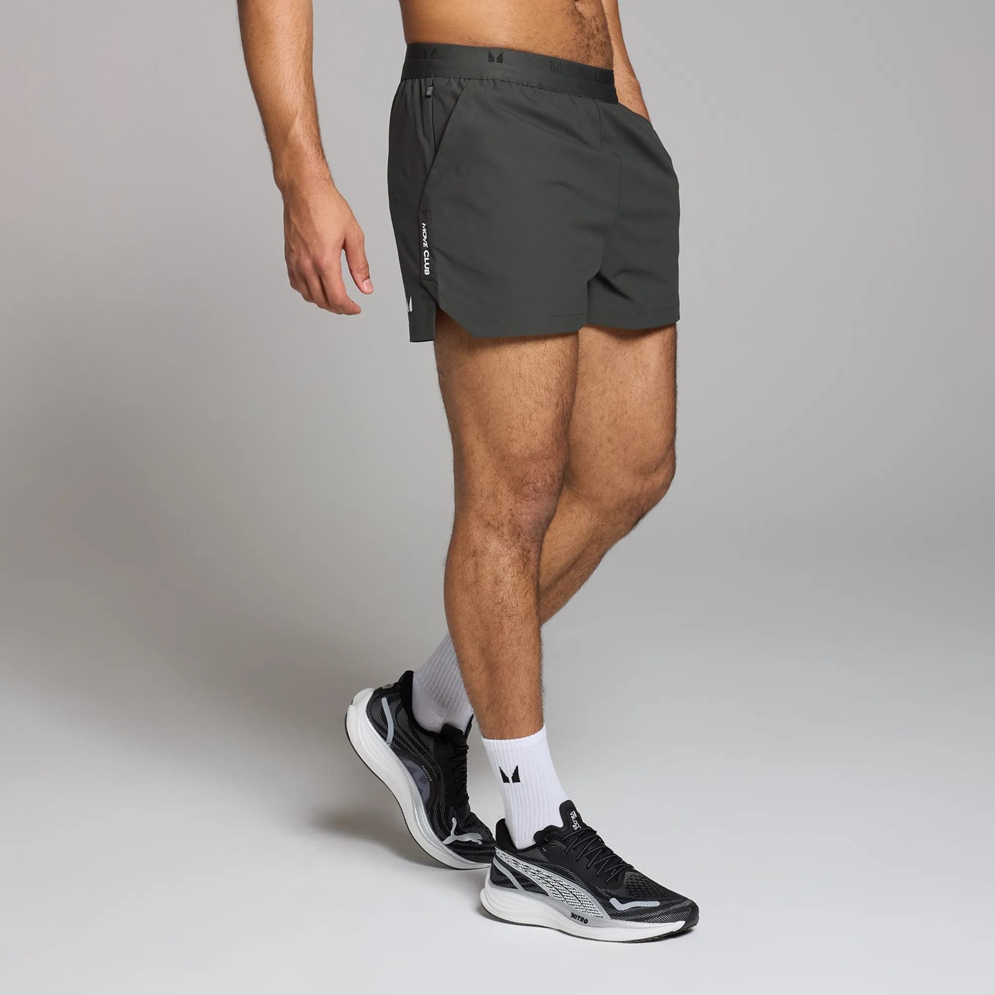 MP Men's Tempo Graphic 3  Shorts - Washed Black - XXXL
