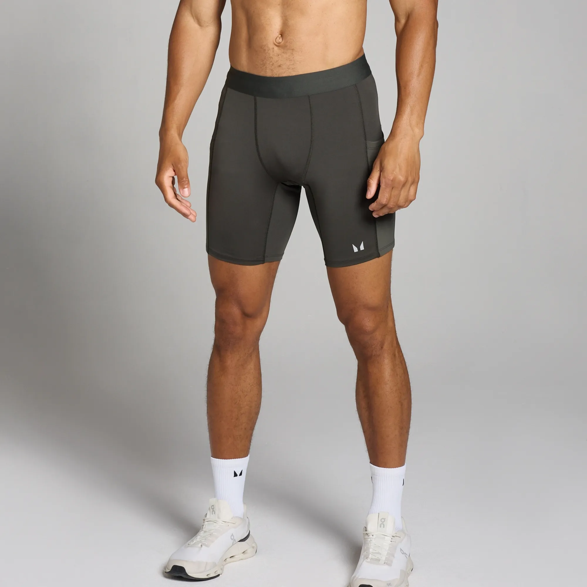 Men's Tempo Compression Shorts - Night Grey - S