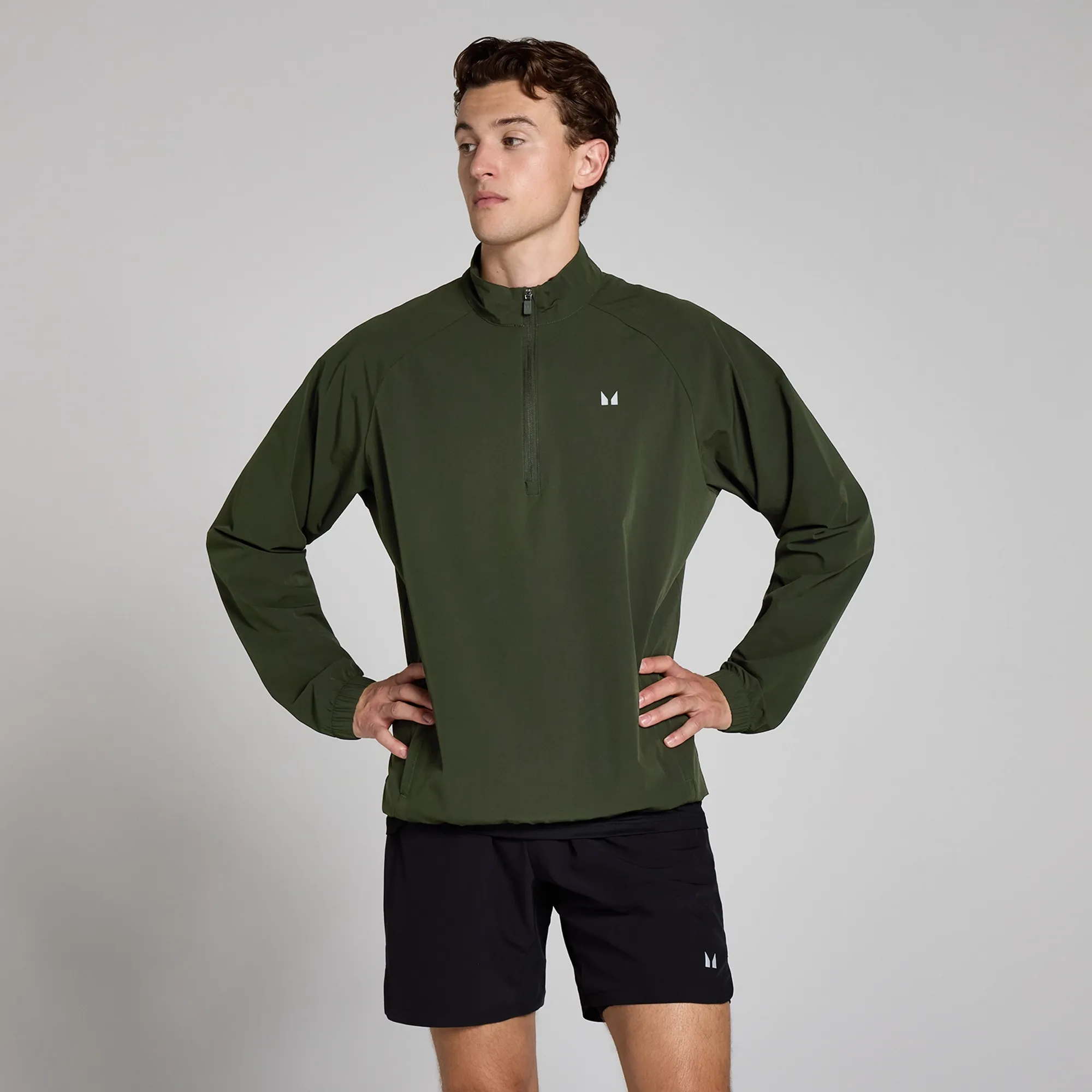 MP Men's Lightweight Windbreaker - Forest Green - M