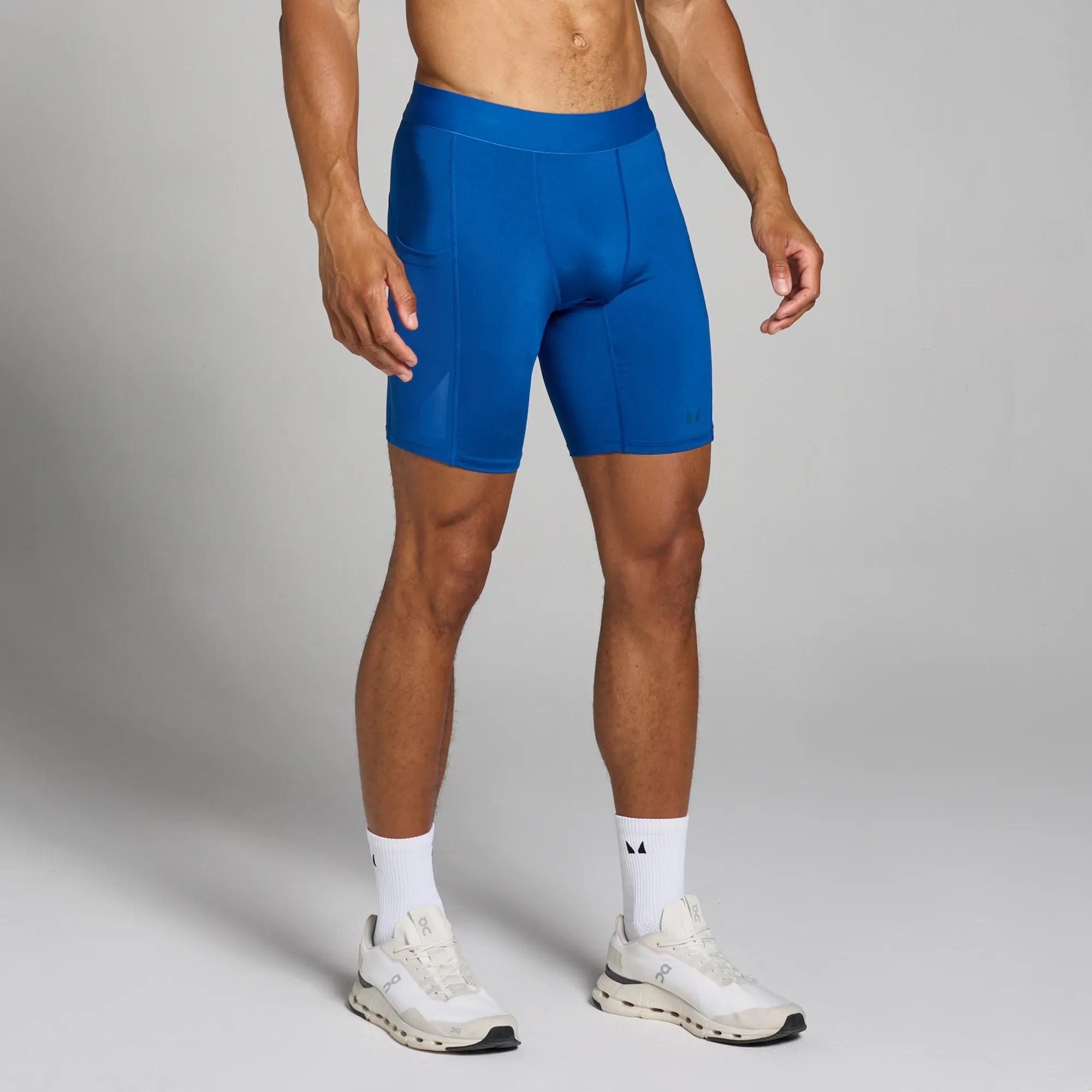 Men's Tempo Compression Shorts  - True Blue - S