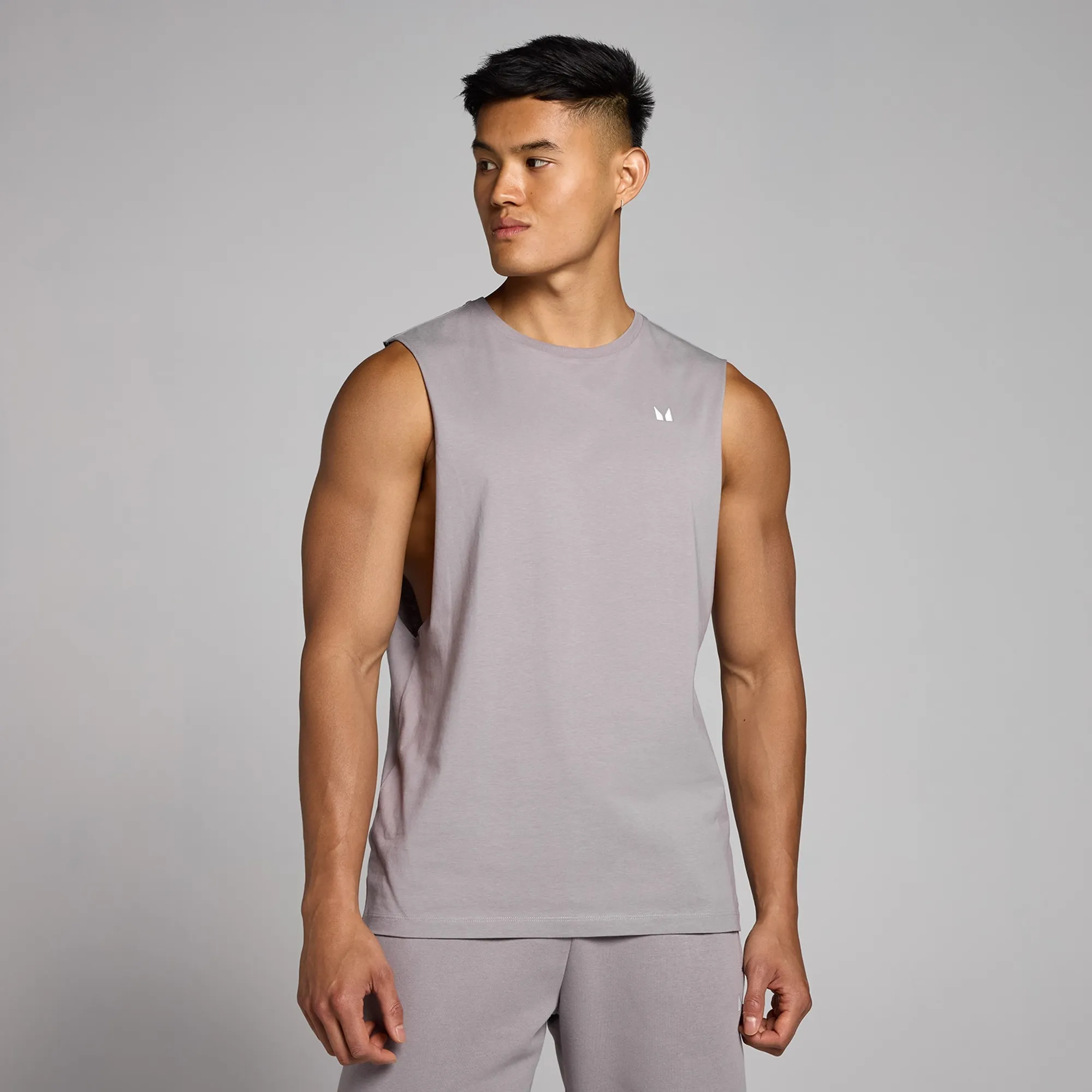 MP Men's Rest Day Drop Armhole Tank - Mushroom - XS