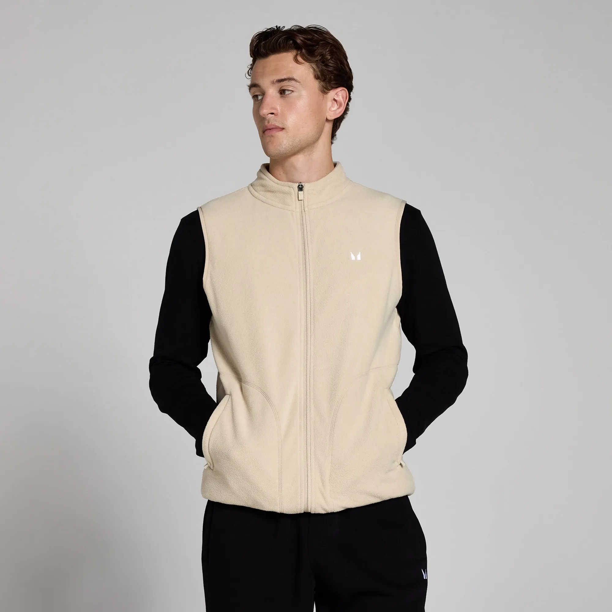 MP Men's Gilet Fleece - Oat - XS