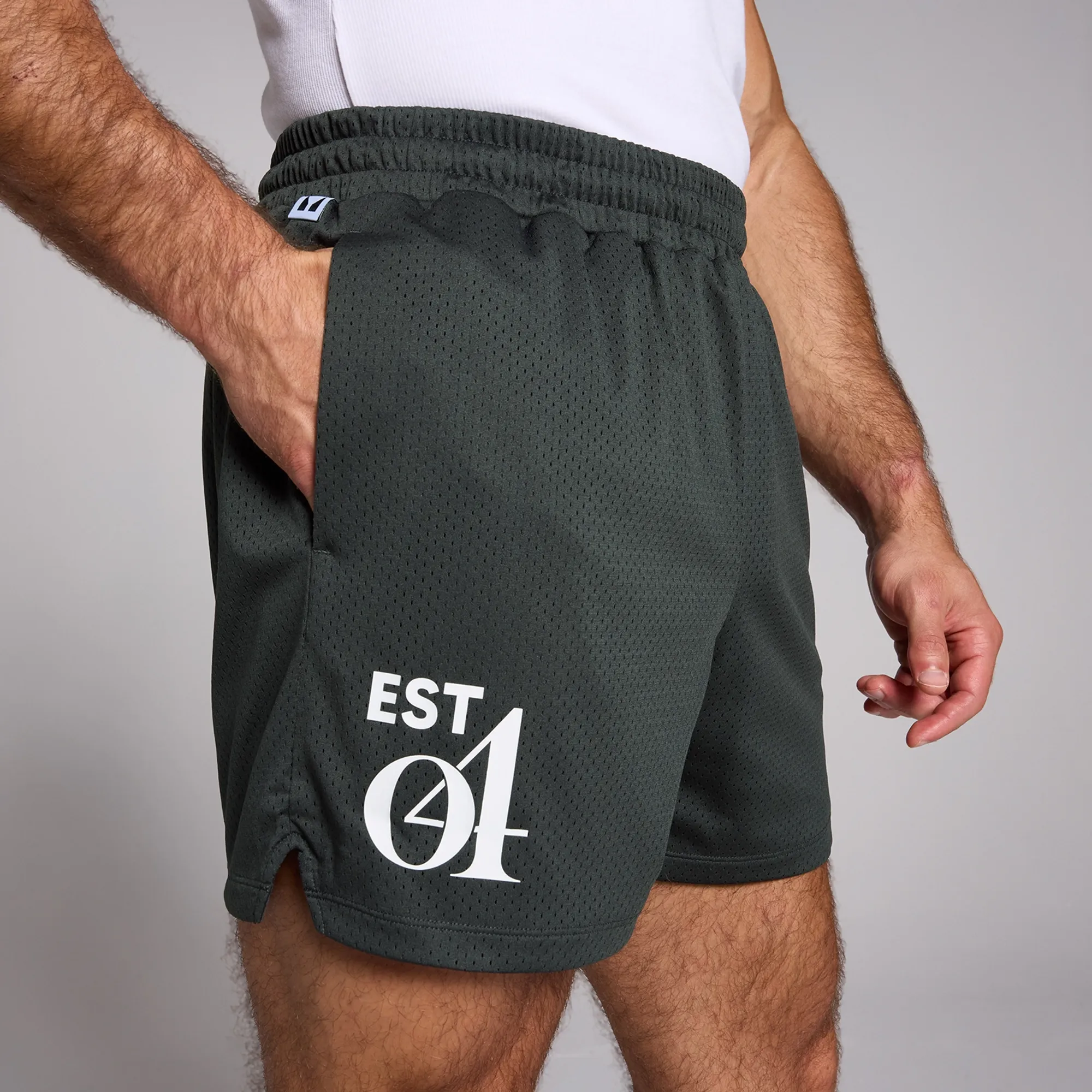 MP Men's Mesh Shorts - Washed Black - XS