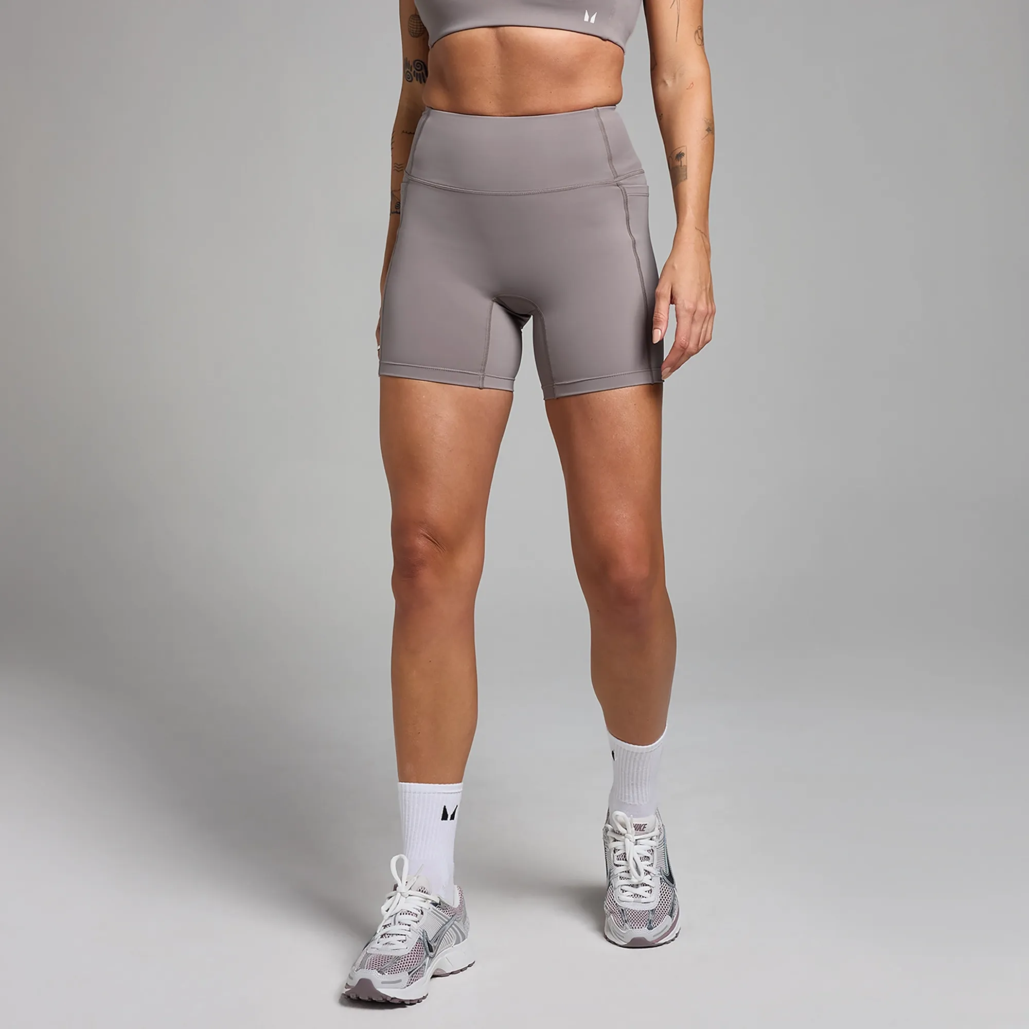 MP Women's Active Pocket Cycling Shorts - Cool Grey - XS
