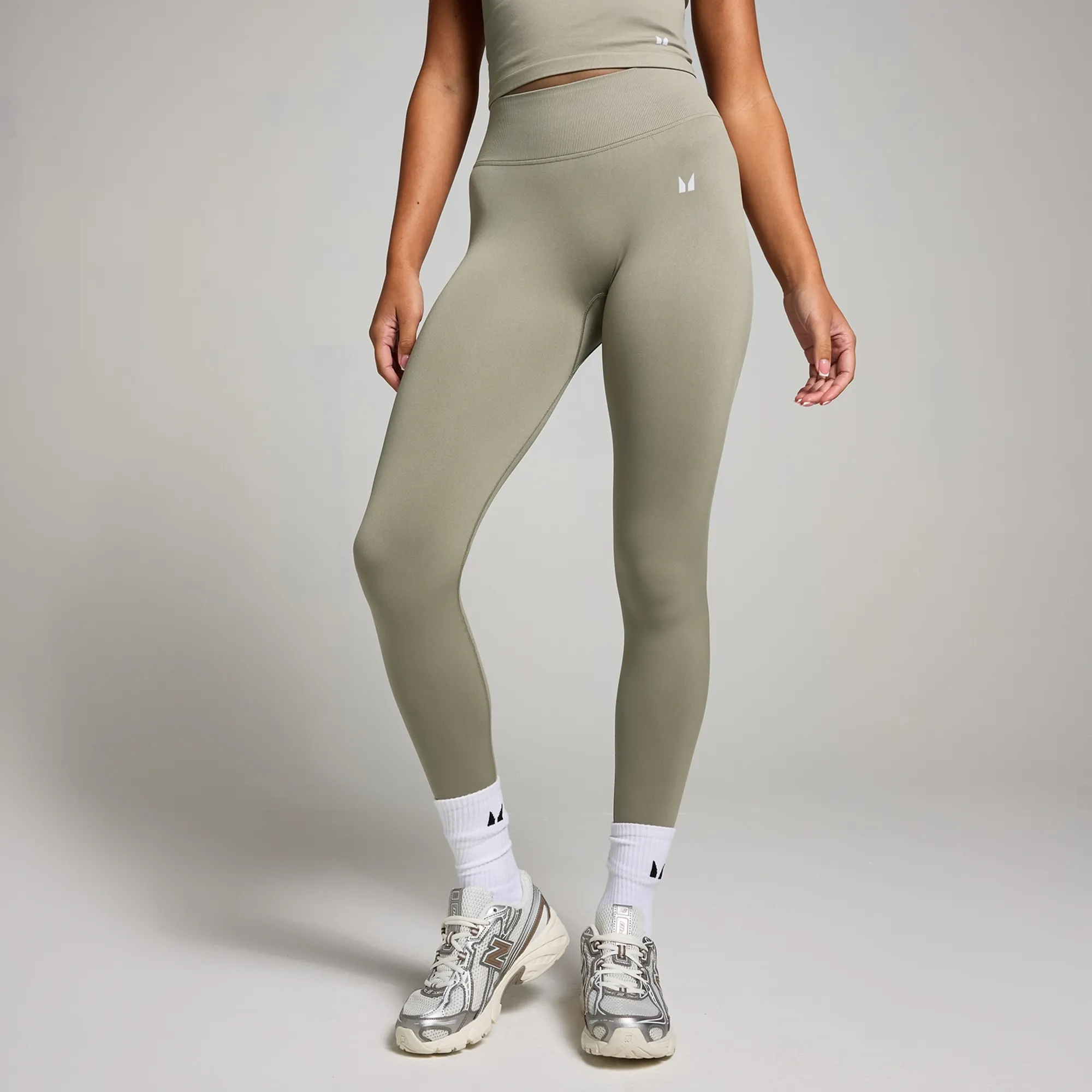 MP Women's Invisible Scrunch Seamless Leggings - Deep Sage - L