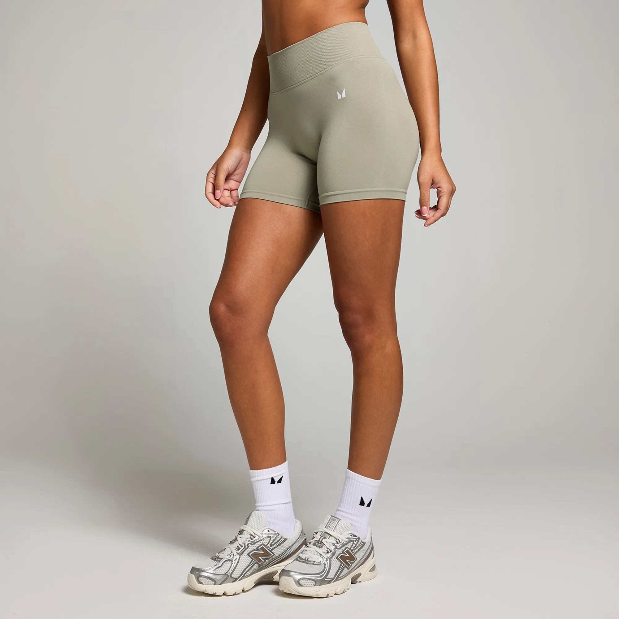 MP Women's Invisible Scrunch Seamless Shorts - Deep Sage - XL