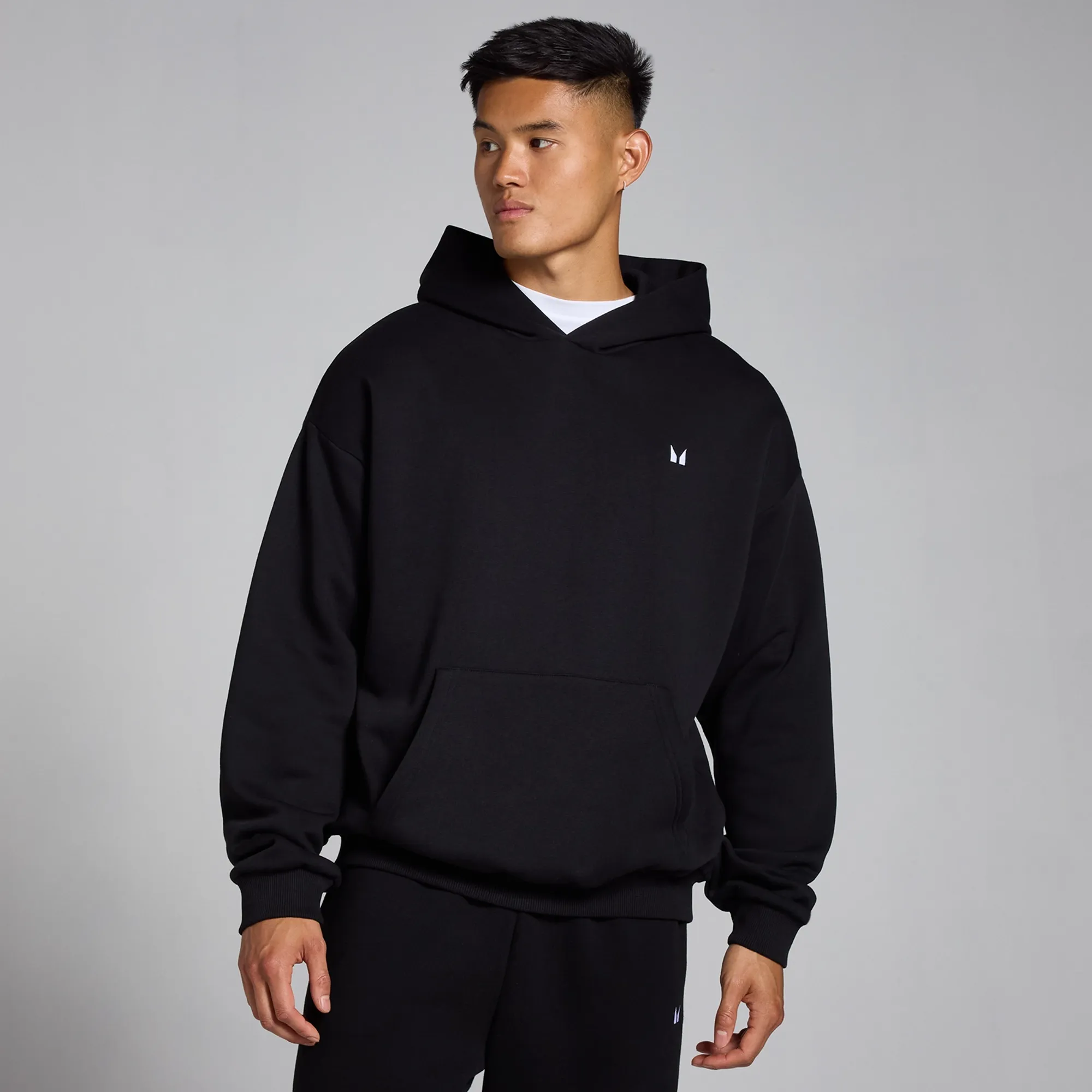 MP Men's Rest Day Oversized Hoodie - Black - XS