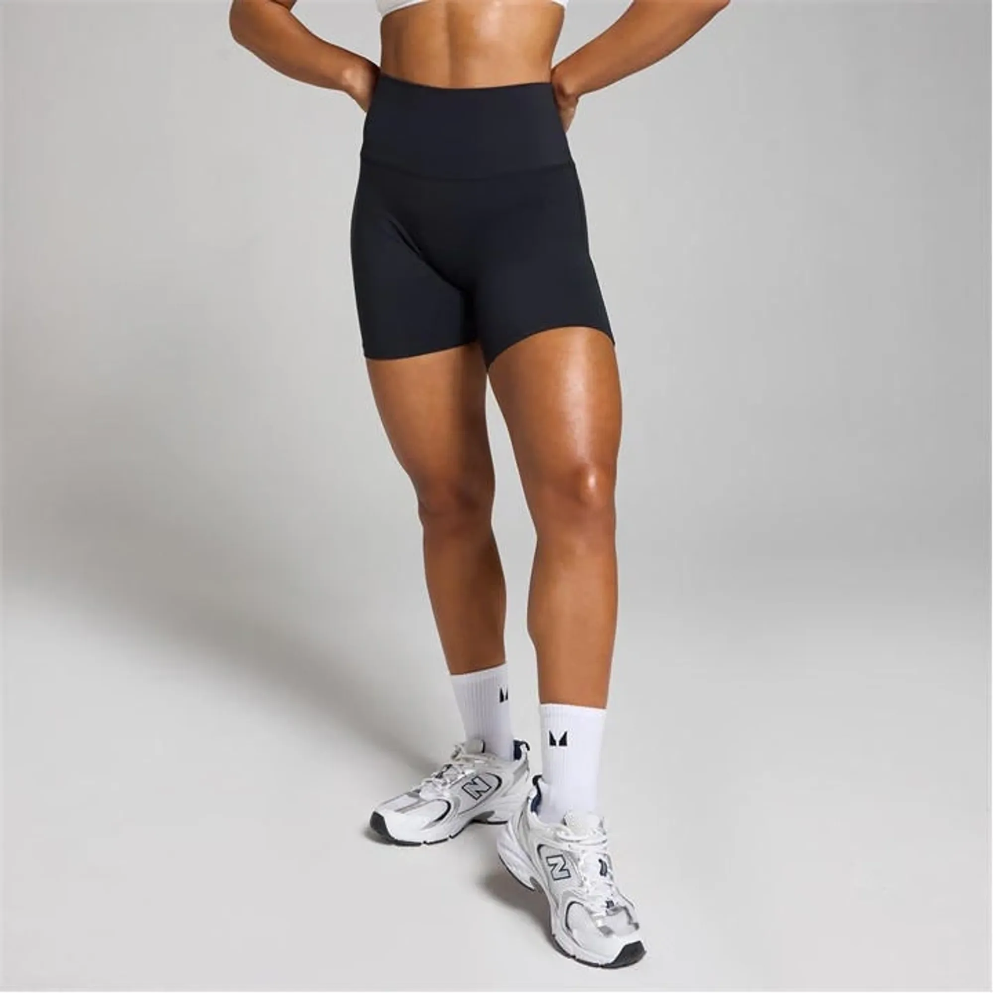 MP Women's Tempo High Waisted Shorts - Black - L