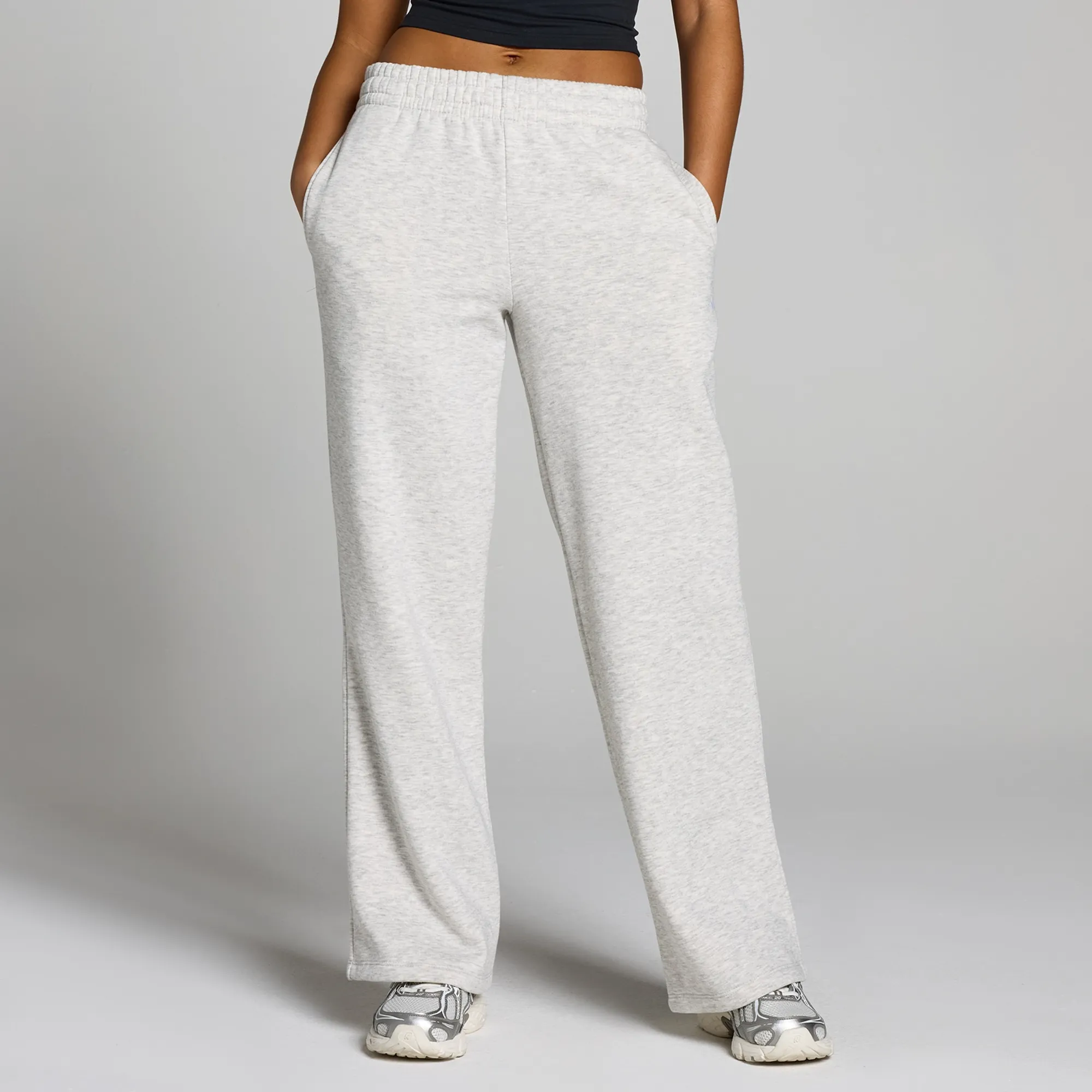 MP Women's Basics Straight Leg Joggers - Light Grey Marl - XS