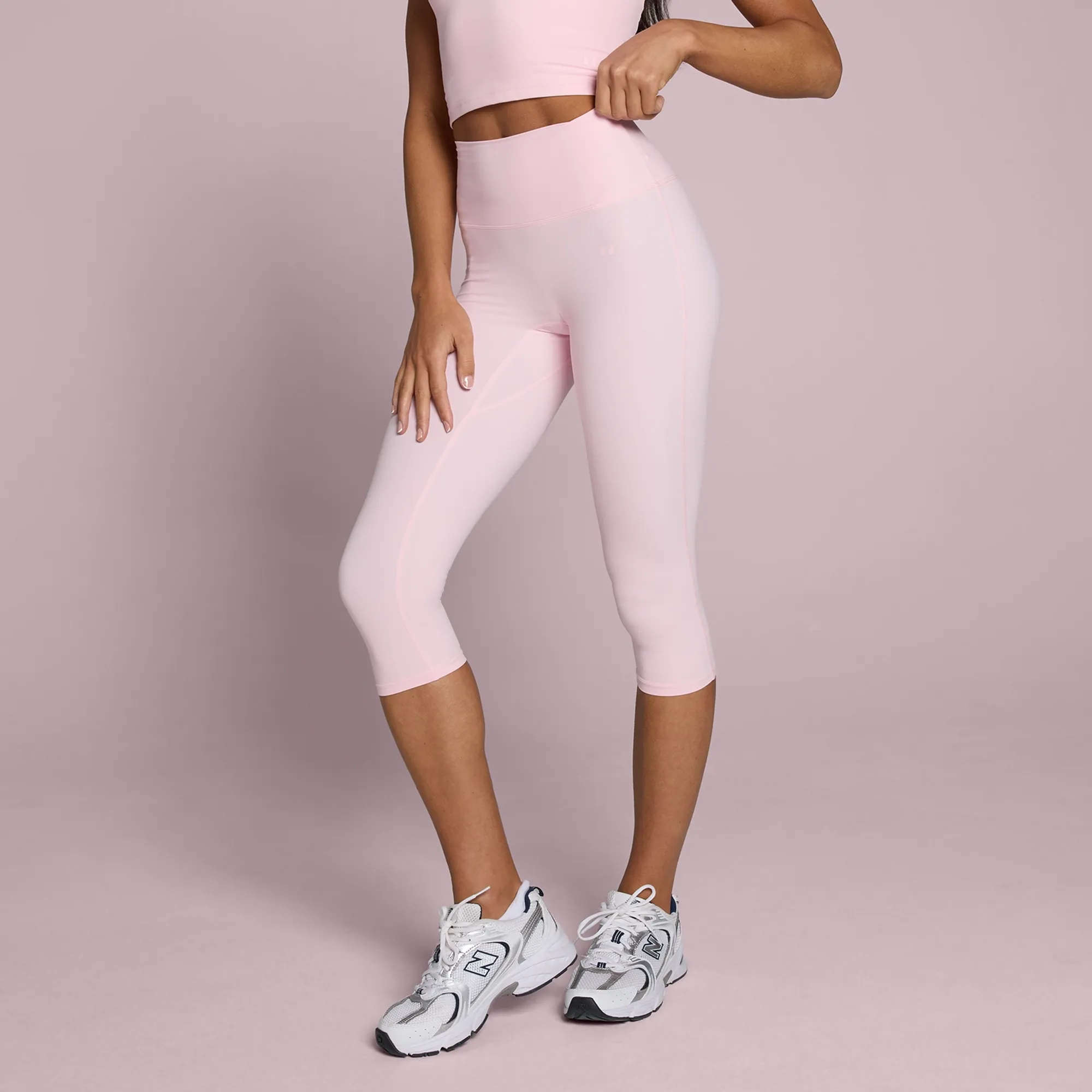 MP Women's Tempo Capri Leggings - Blush  - S