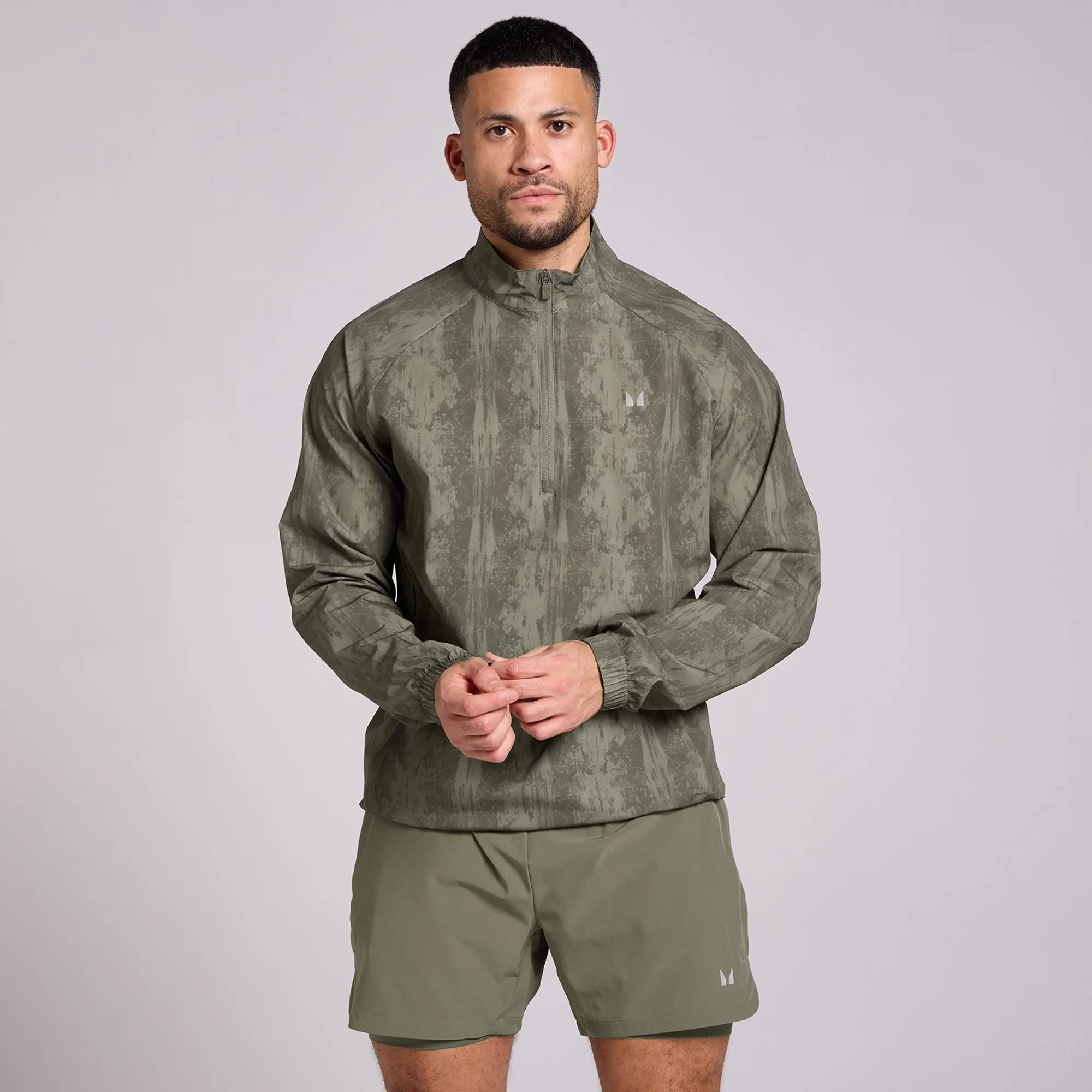 MP Men's Velocity Windbreaker - Bark Print
