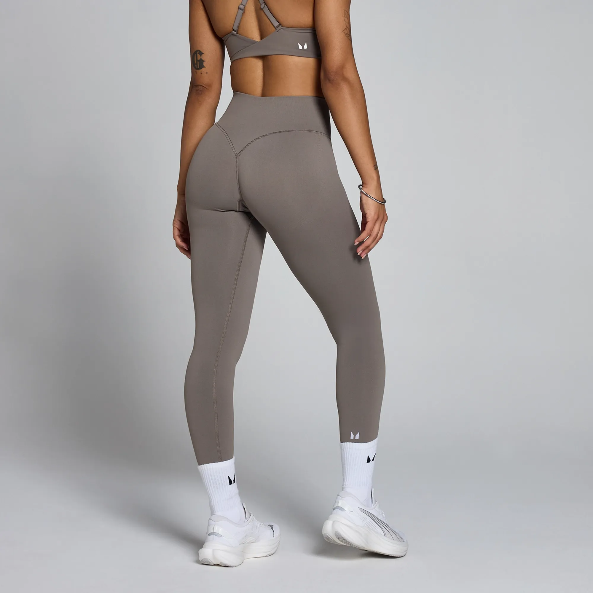 MP Women's Tempo Hybrid Seamless Leggings - Ash Grey
