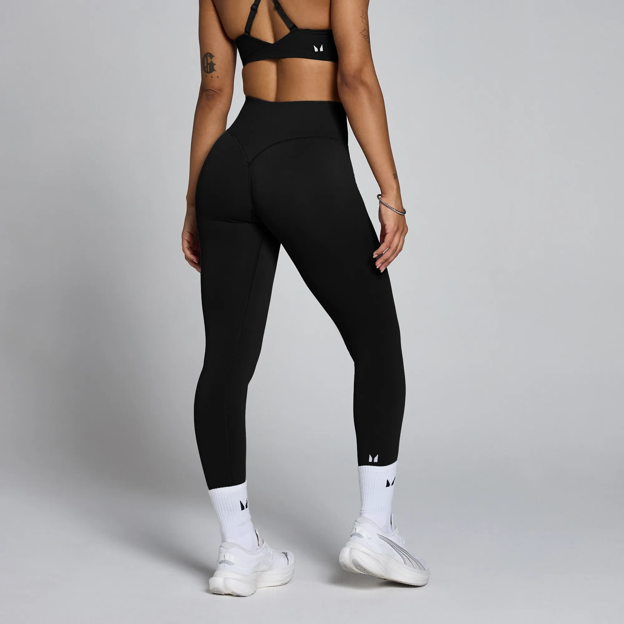 MP Women's Tempo Hybrid Seamless Leggings - Black