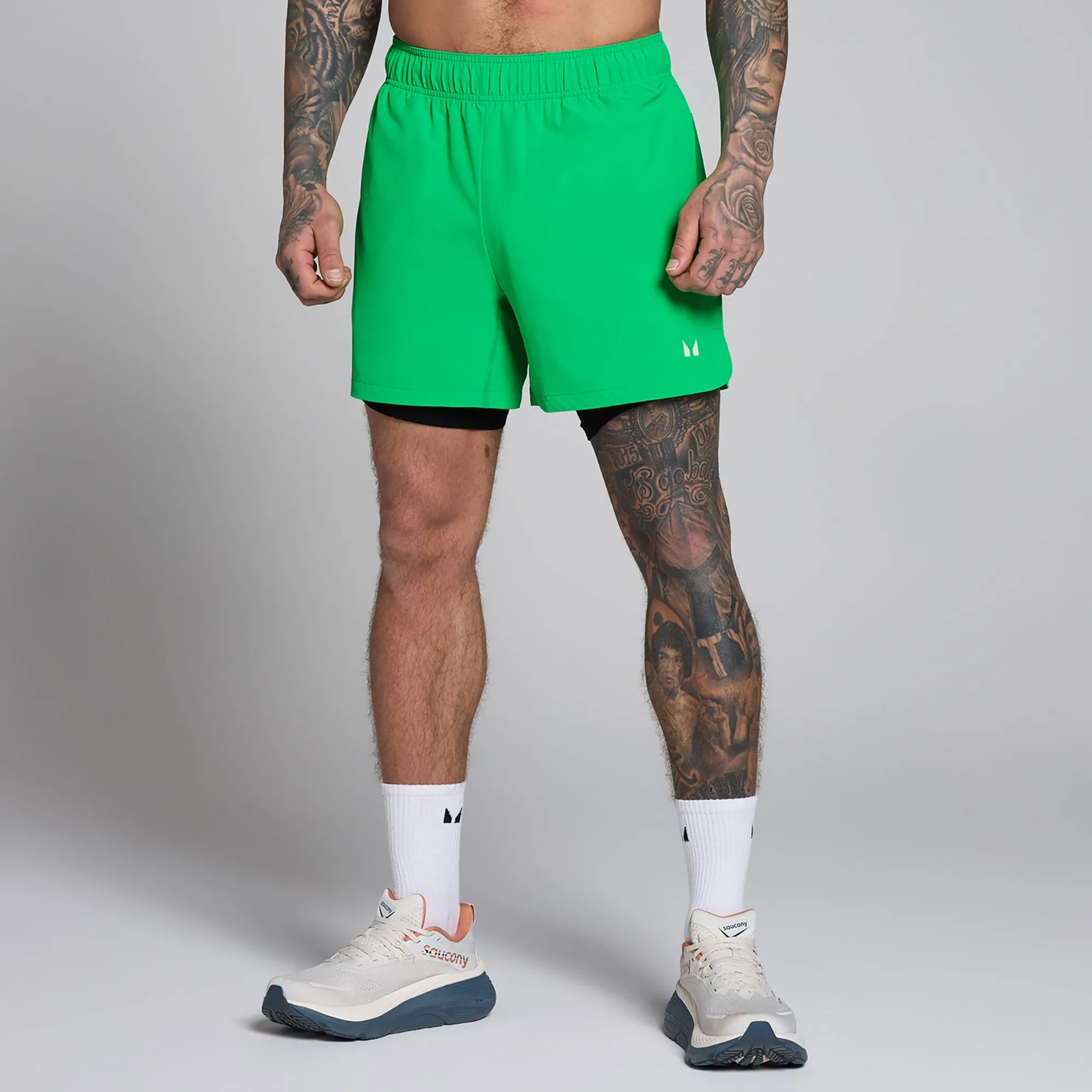 MP Men's Training 5  Woven Short - Zesty Green