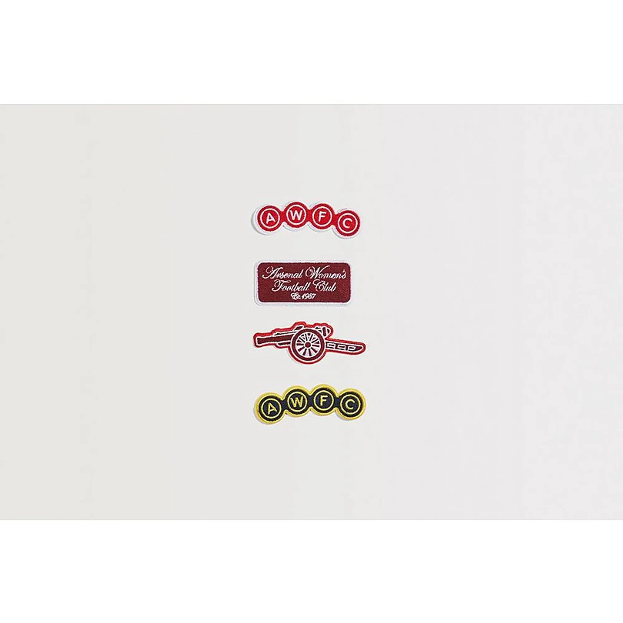 Arsenal AWFC 4 Pack Patches, Red