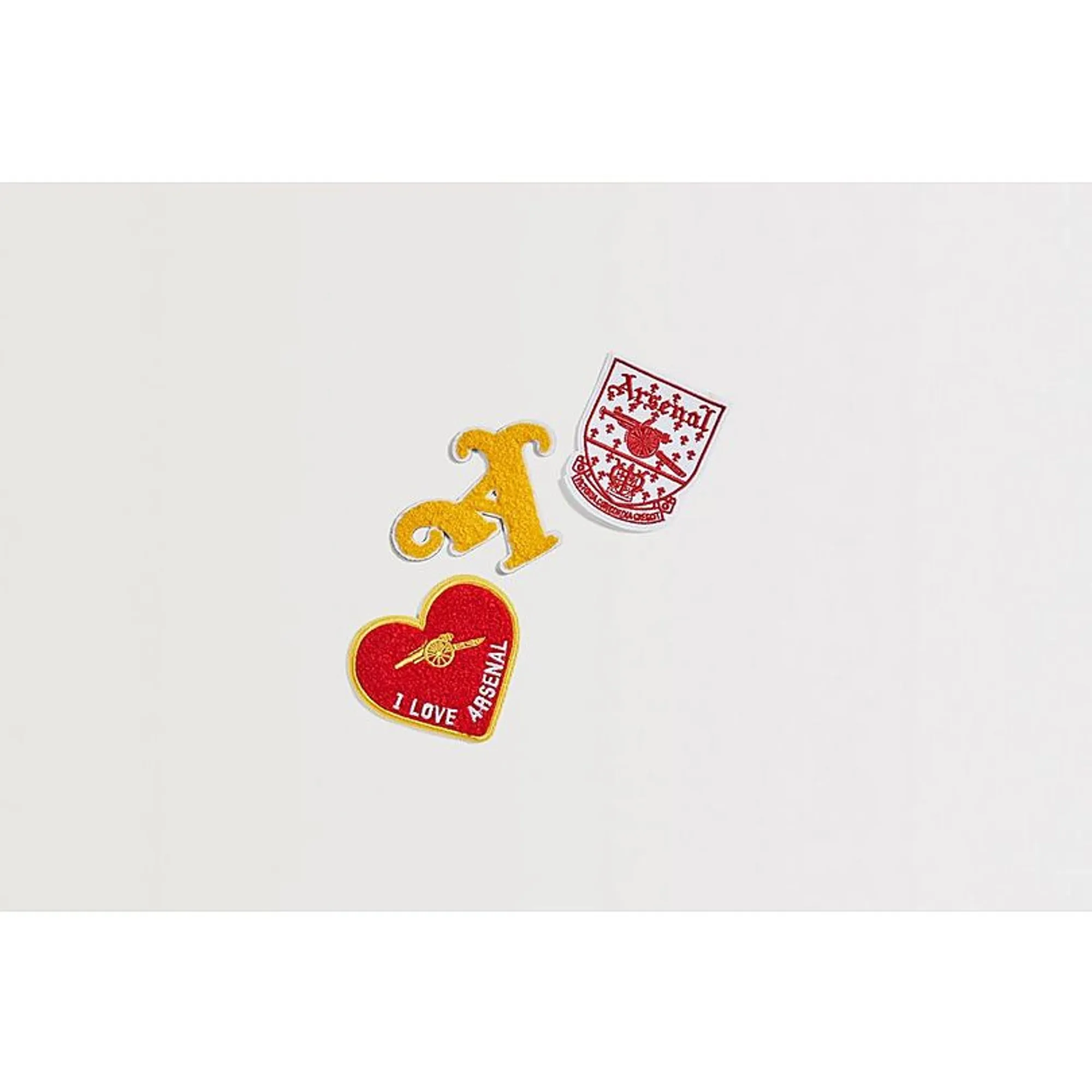 Arsenal AWFC 3 Pack Patches, Red