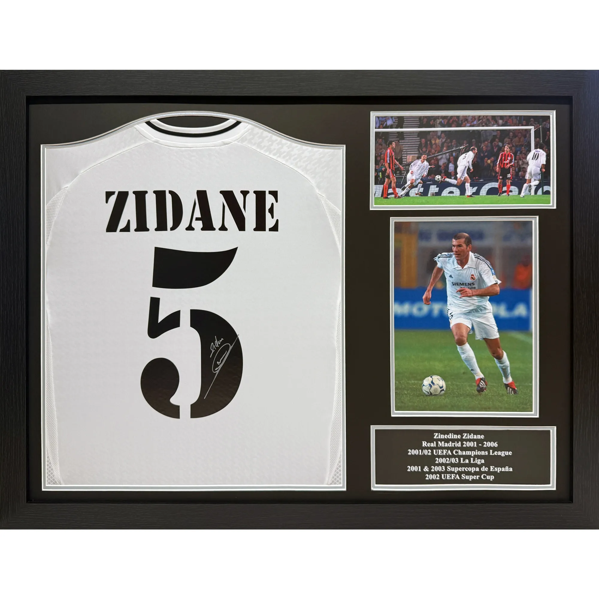 Real Madrid Zinedine Zidane Signed Shirt