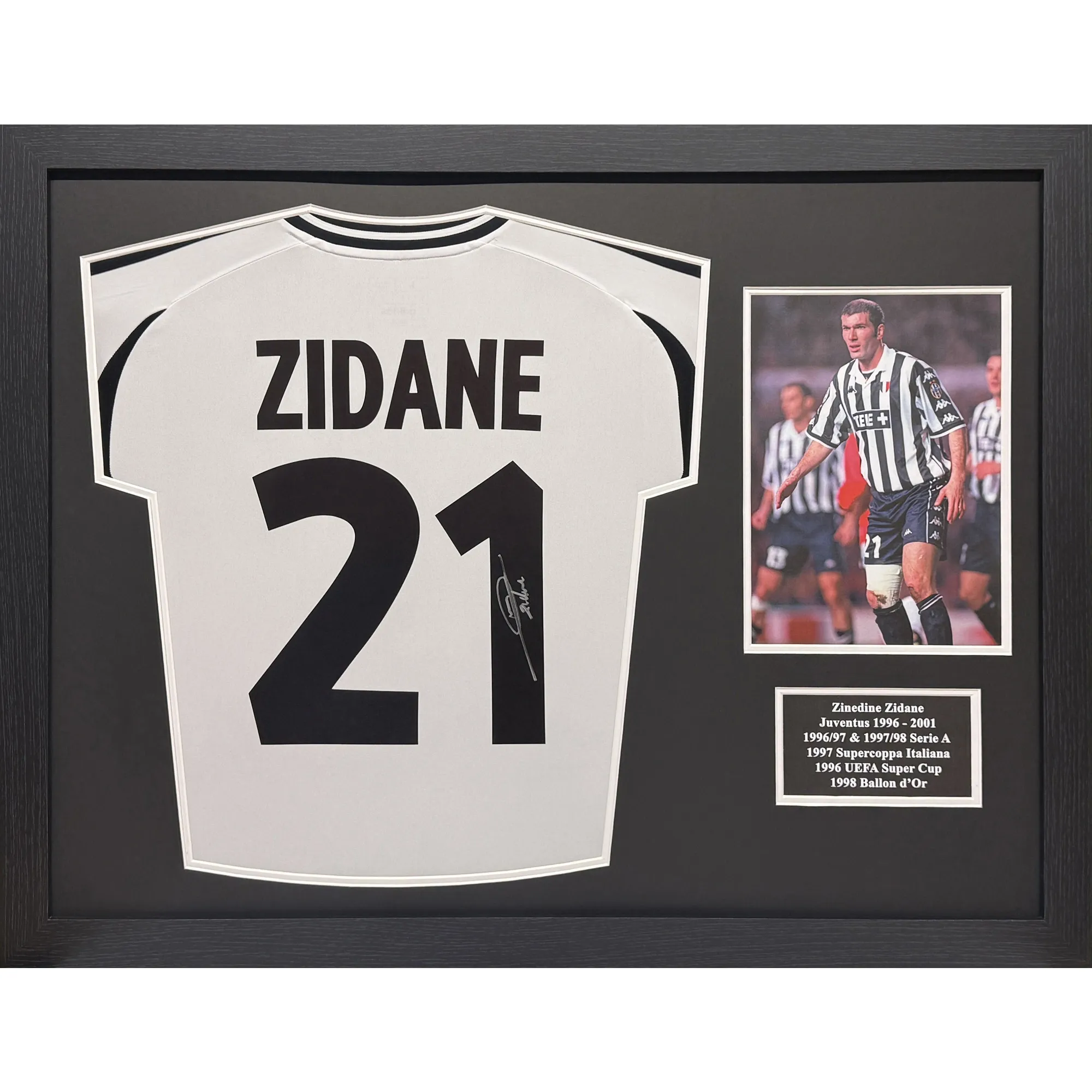 Juventus Zinedine Zidane Signed Shirt