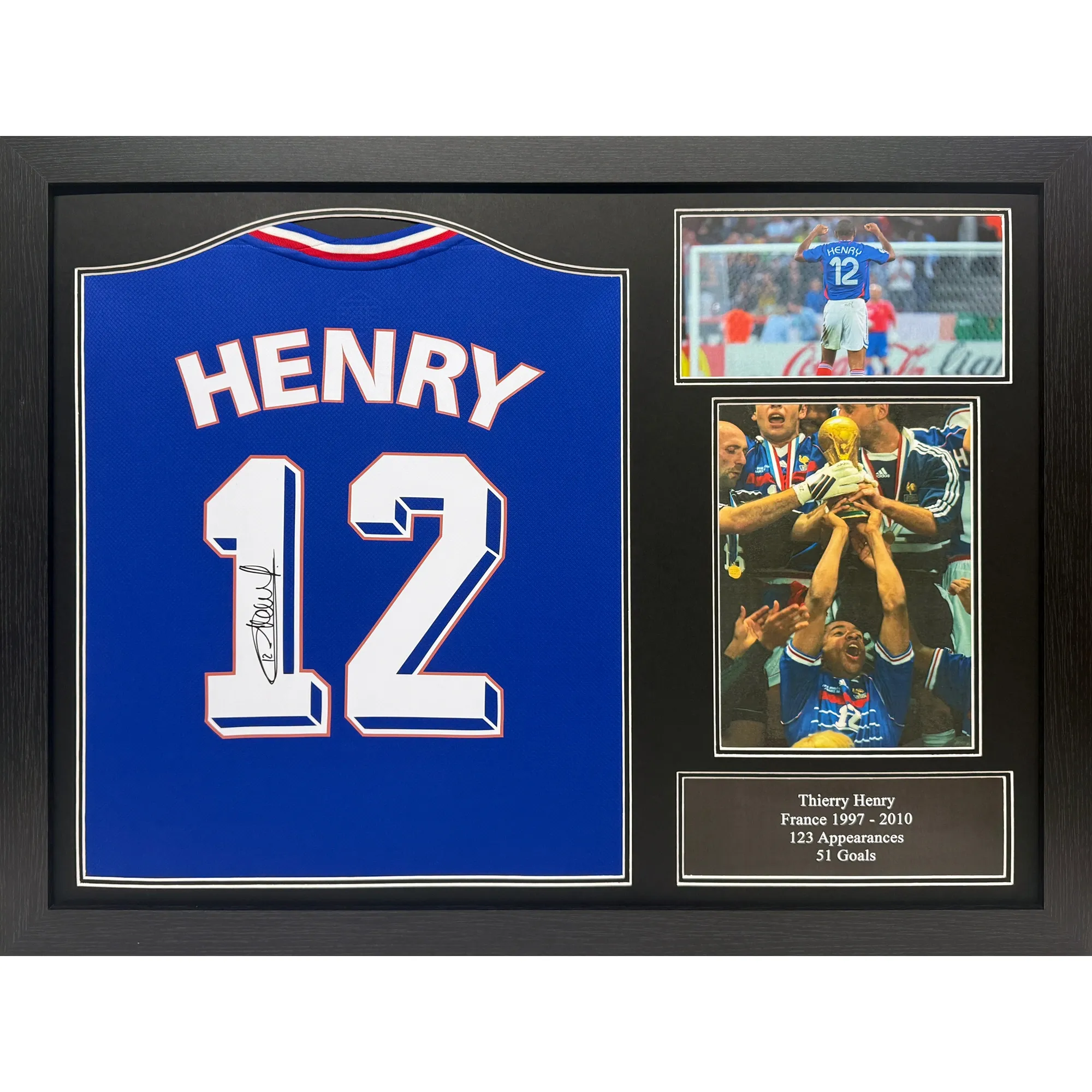 France Thierry Henry Signed 10 Shirt