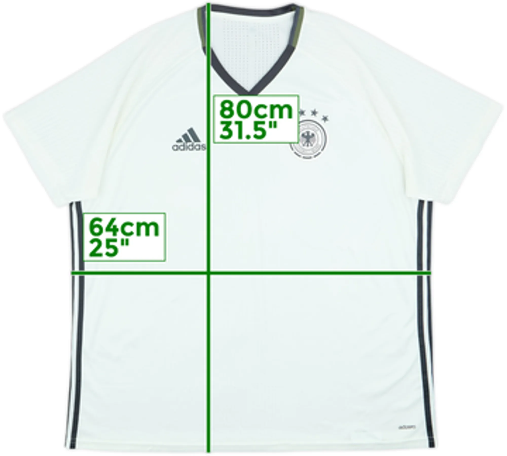 2016-17 Germany adizero Training Shirt - 6/10 - (XXL)