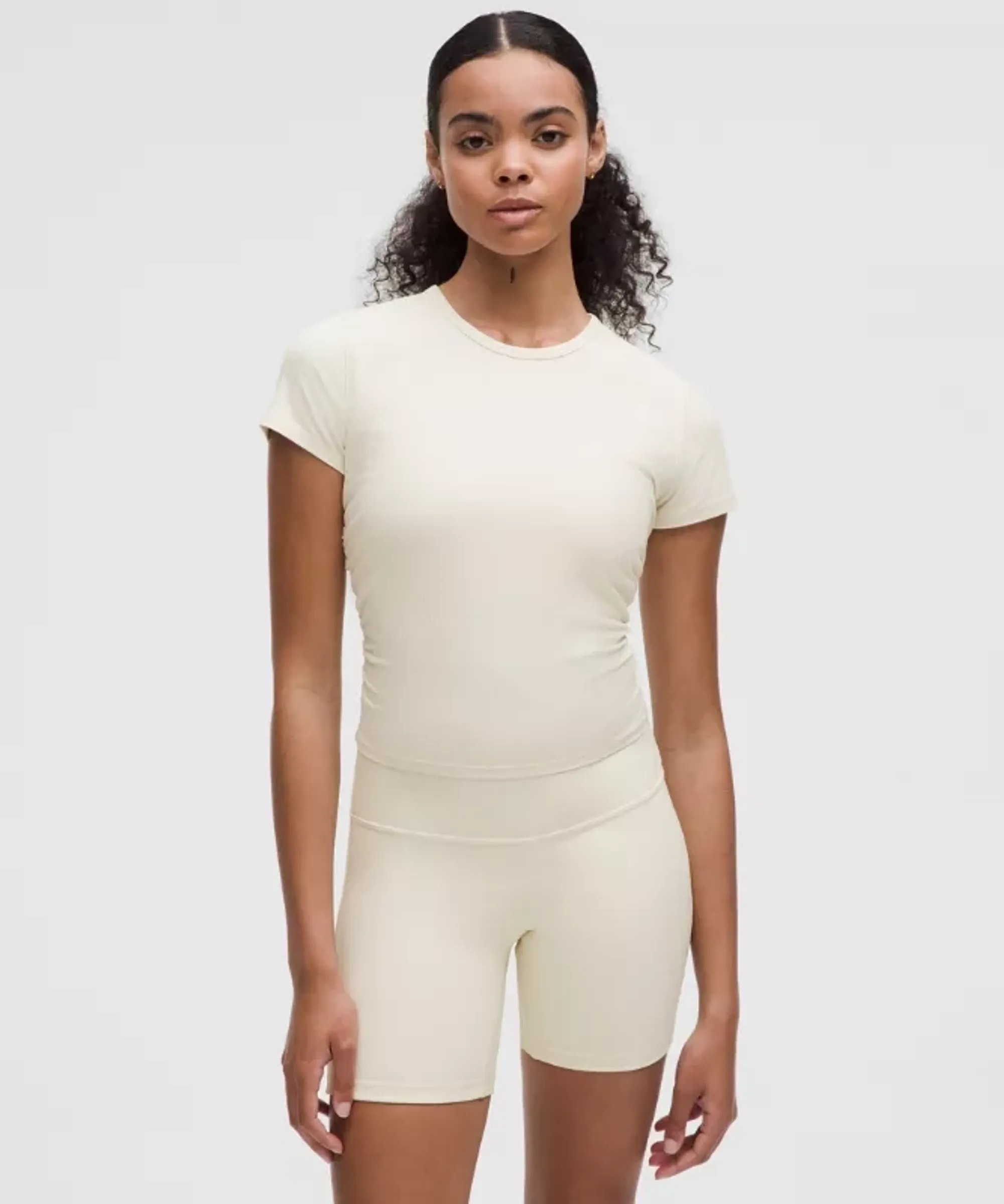 lululemon – Women's All It Takes Ribbed Nulu T-Shirt – Color White – Size 0