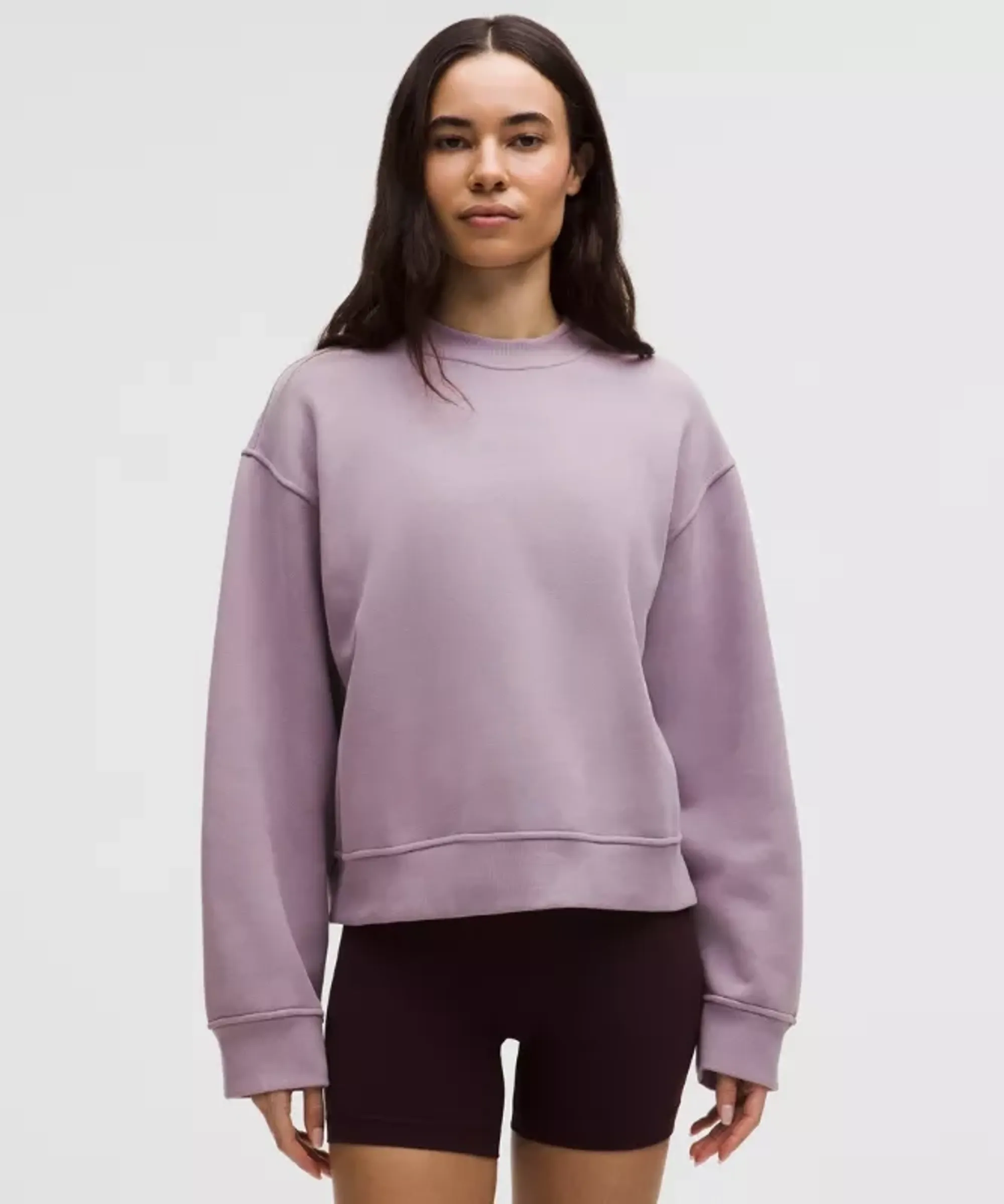 lululemon – Women's Steady State Crew Sweatshirt – Color Purple/Pastel – Size Large