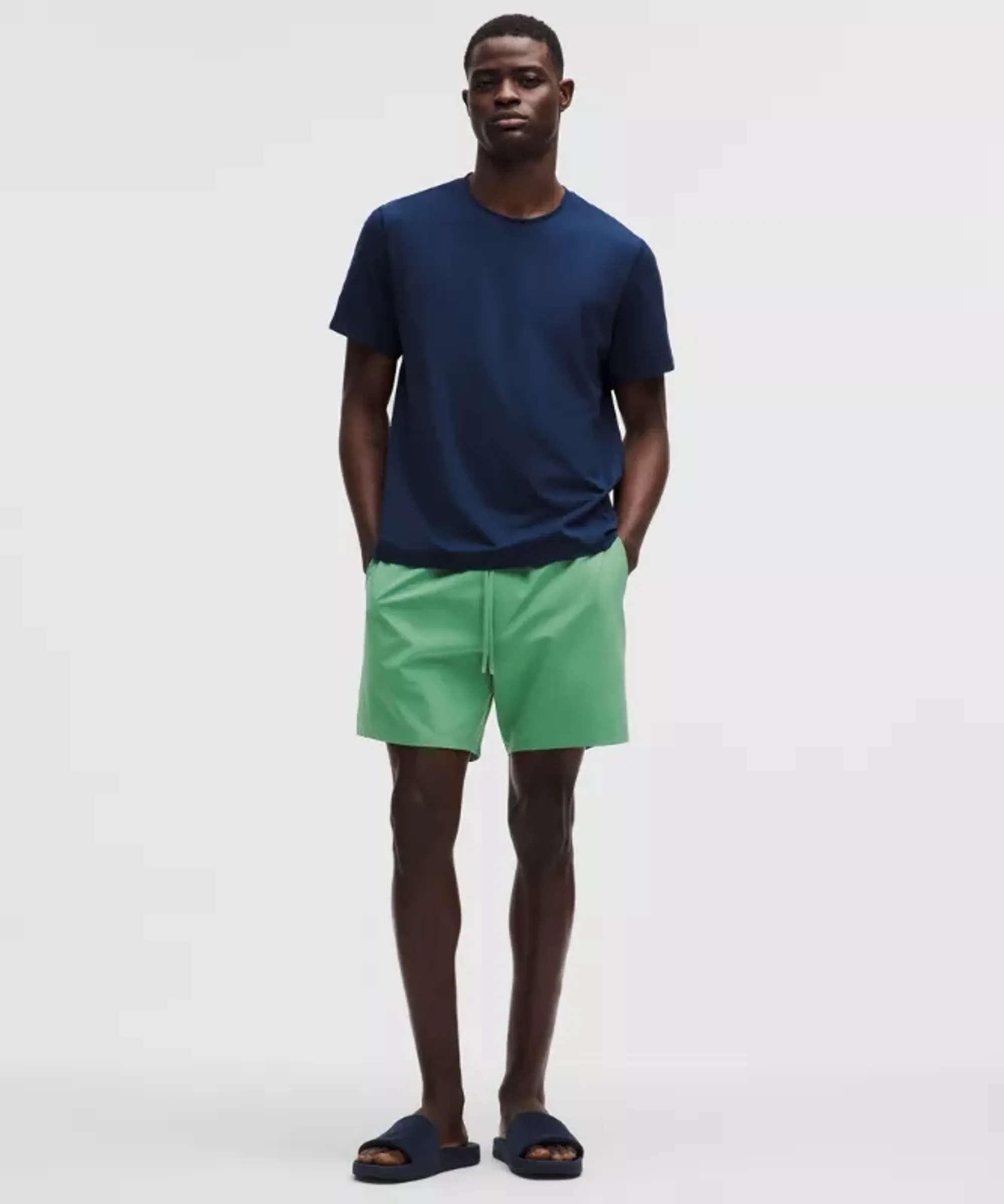 lululemon – Men's Swim Shorts Linerless – 7" – Color Green – Size Large