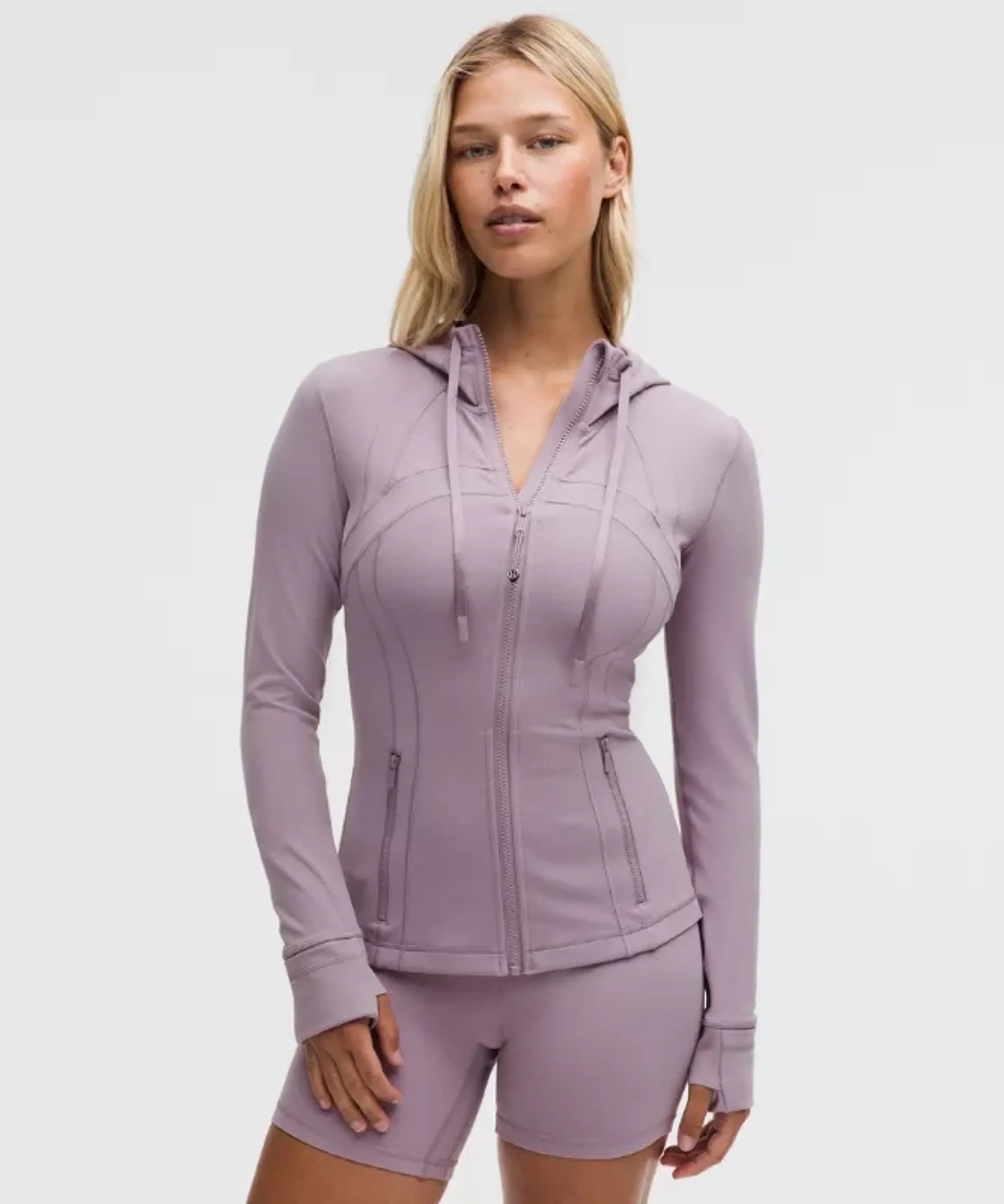 lululemon – Women's Define Hooded Jacket Nulu – Color Purple/Pastel – Size 2