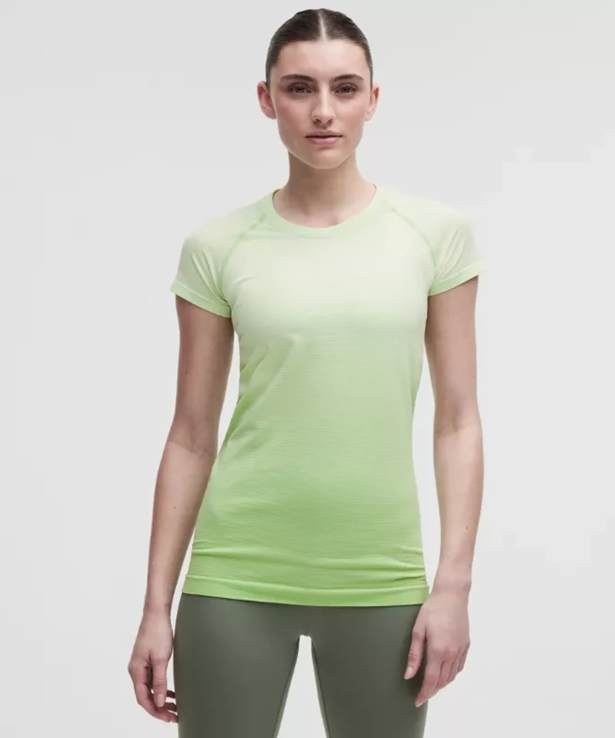 lululemon – Women's Swiftly Tech Short-Sleeve Shirt 2.0 Hip Length – Color Green – Size 0