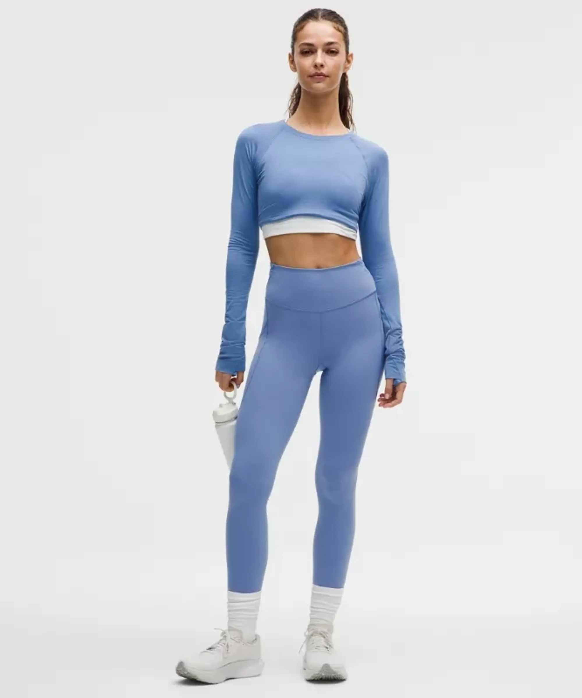 lululemon – Women's Fast and Free High-Rise Tight Leggings 5 Pocket – 28" – Color Blue – Size 0