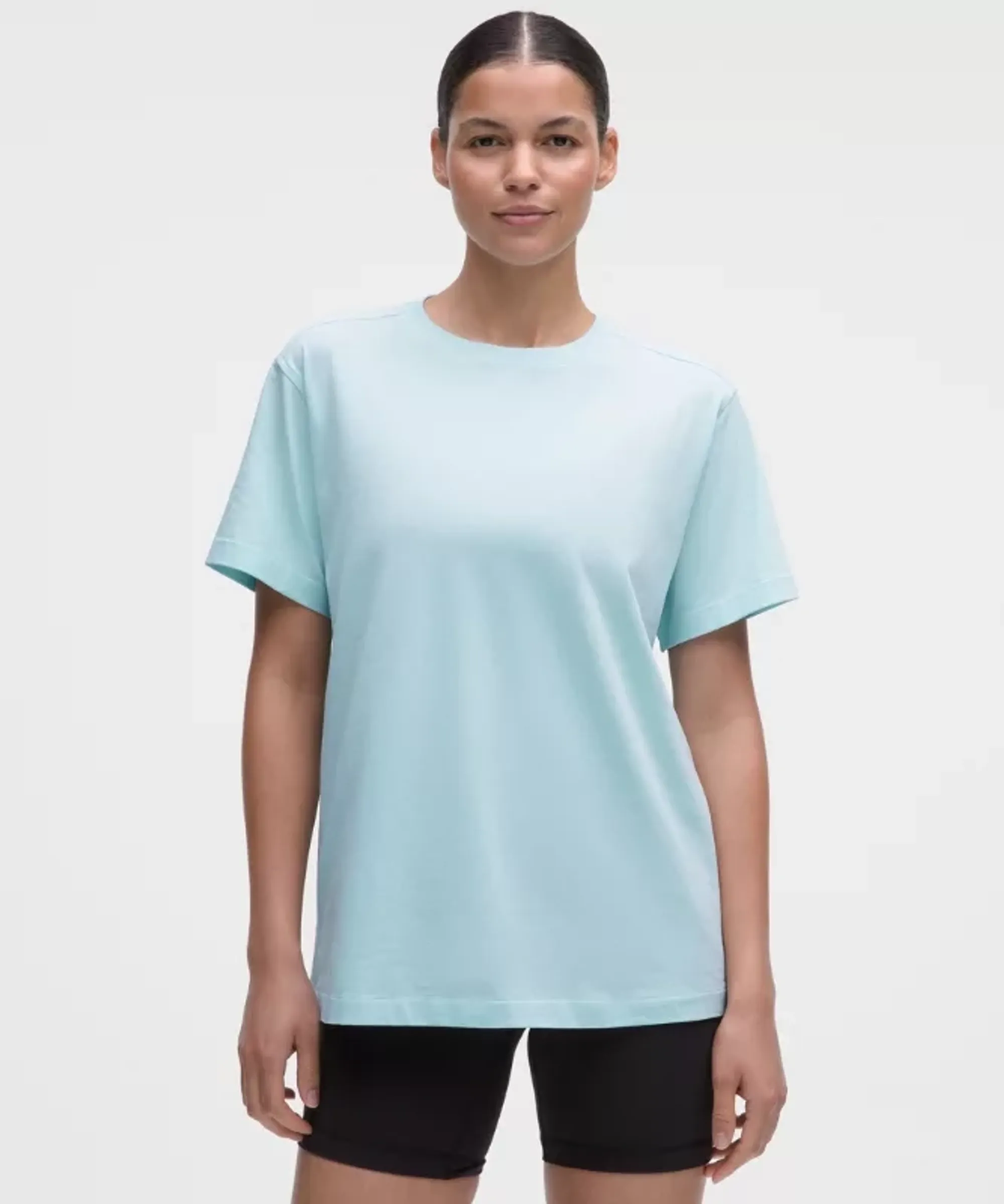 lululemon – Women's All Yours Organic Crewneck T-Shirt – Color Blue – Size Large