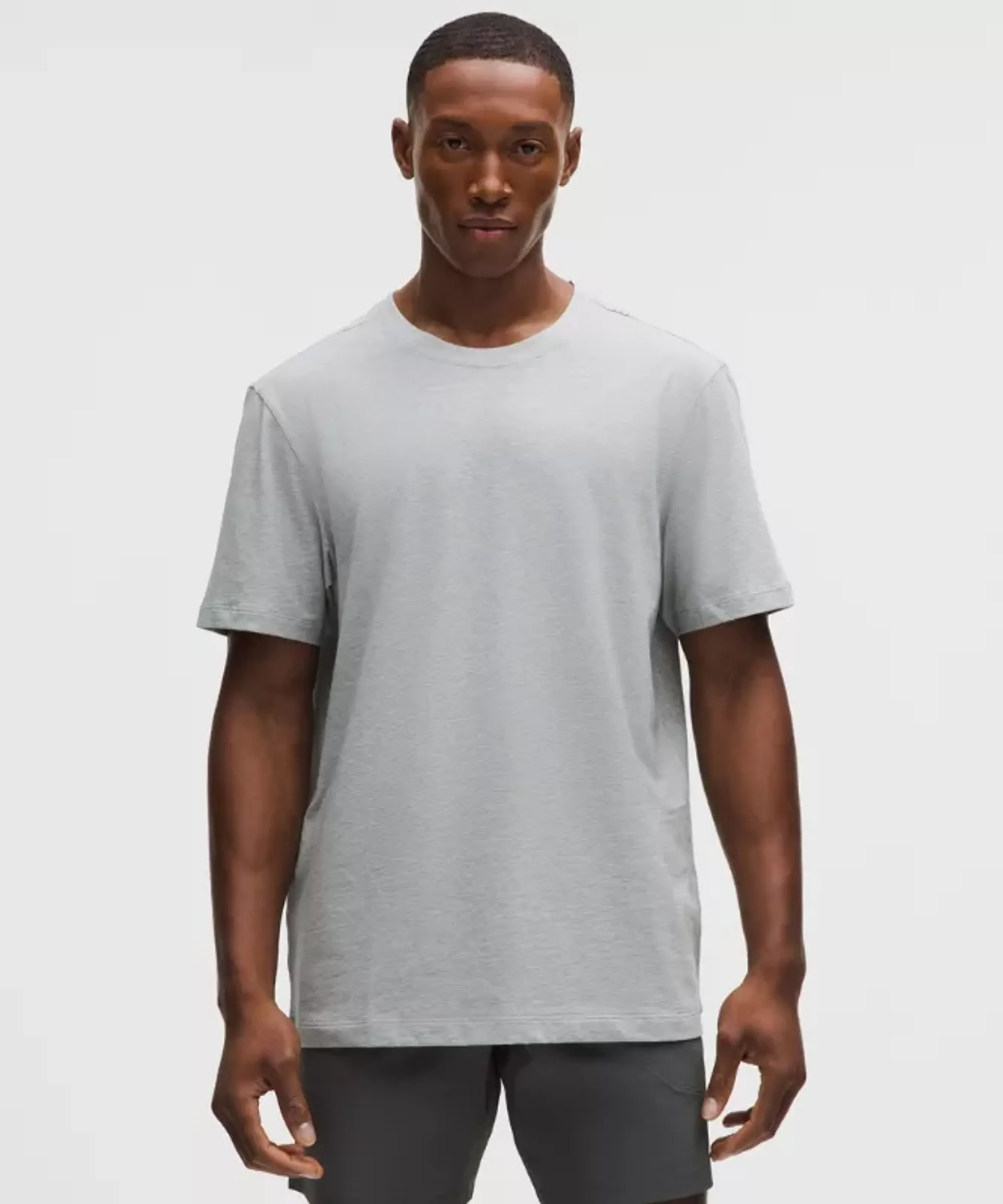 lululemon – Men's Zeroed In Short-Sleeve Shirt – Color Grey – Size Large
