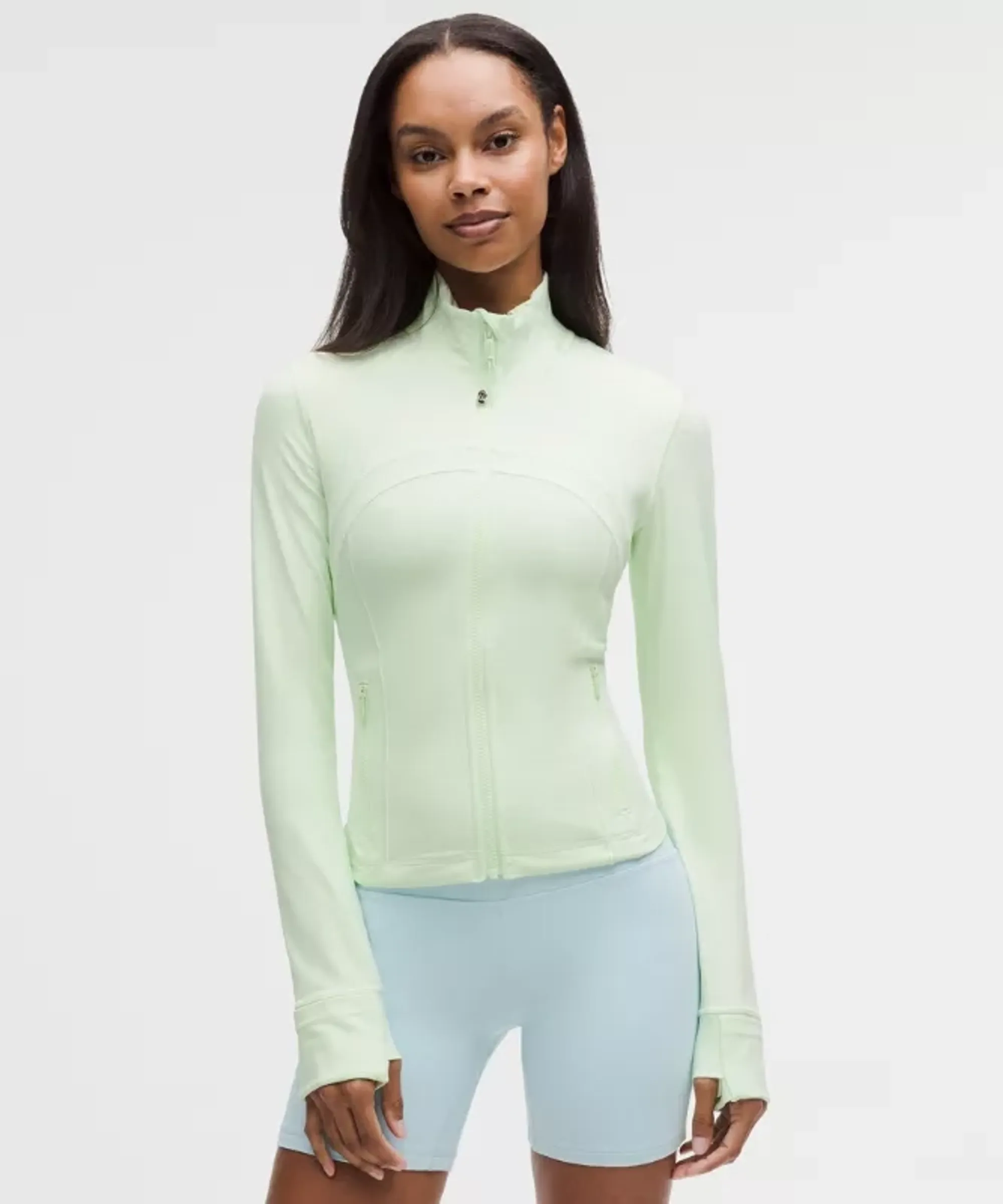 lululemon – Women's Define Cropped Jacket Nulu – Color Green/Pastel – Size 0