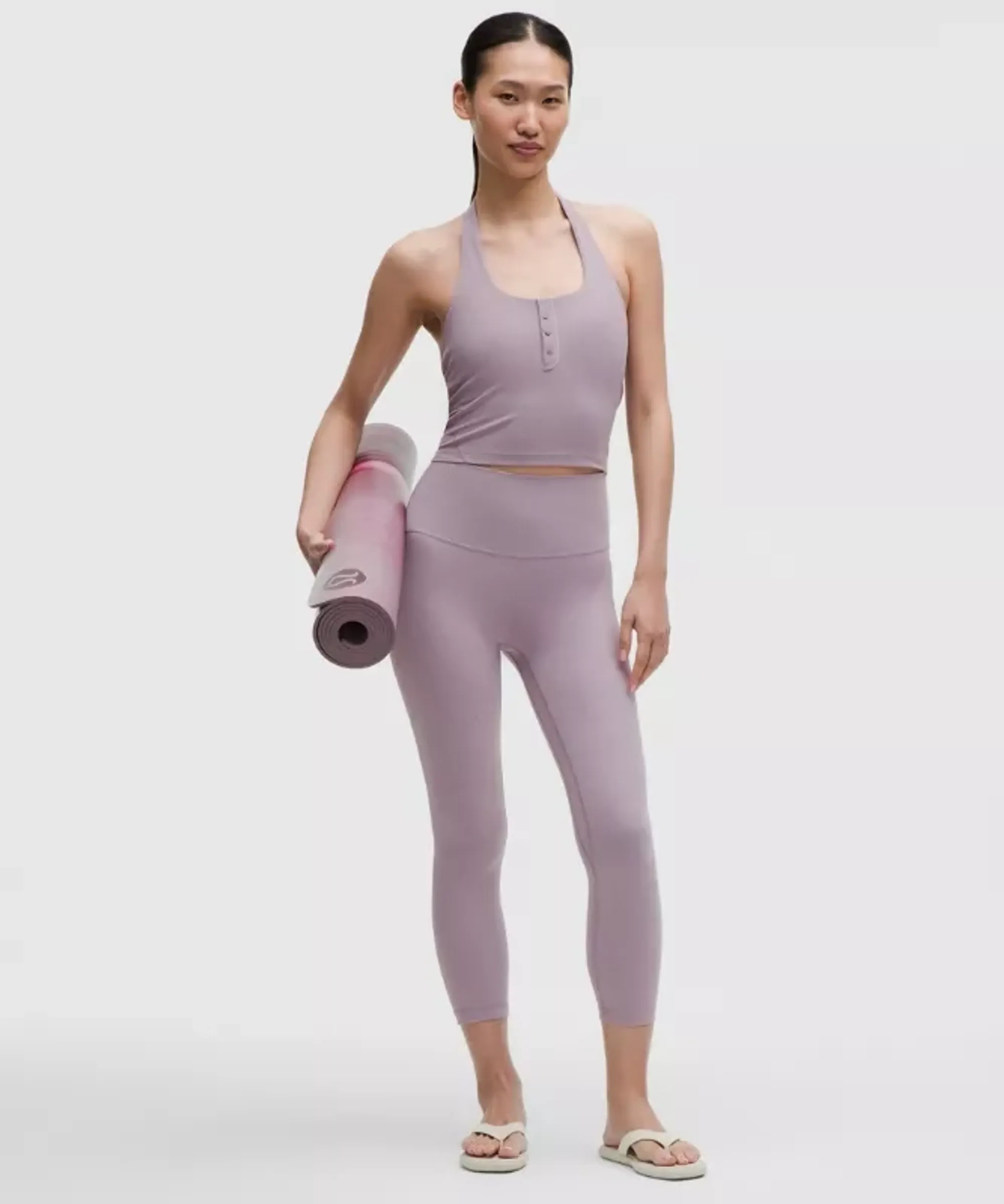 lululemon – Women's Align High-Rise Crop Leggings – 23" – Color Purple/Pastel – Size 0