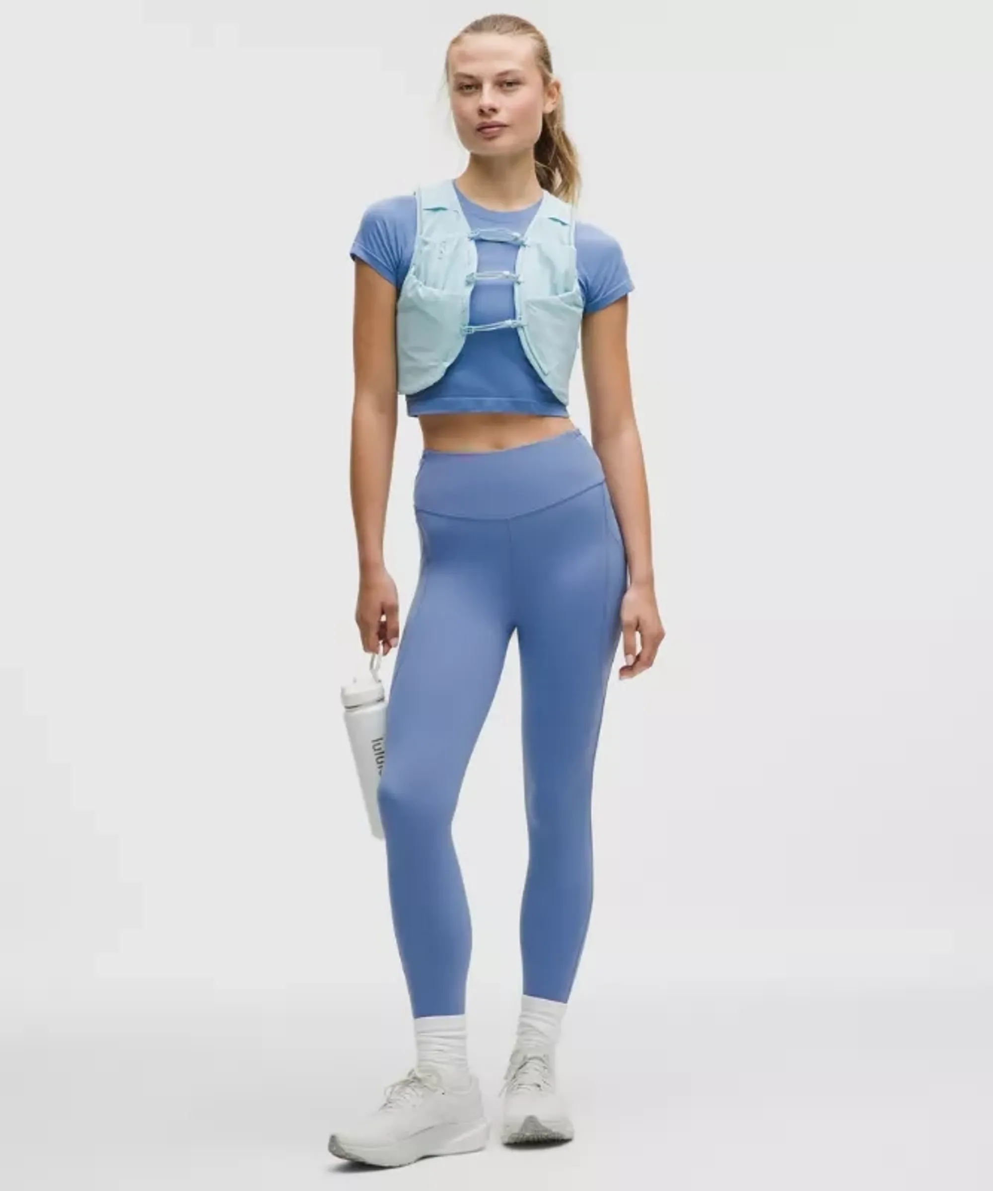 lululemon – Women's Fast and Free High-Rise Tight Leggings 5 Pocket – 25" – Color Blue – Size 0