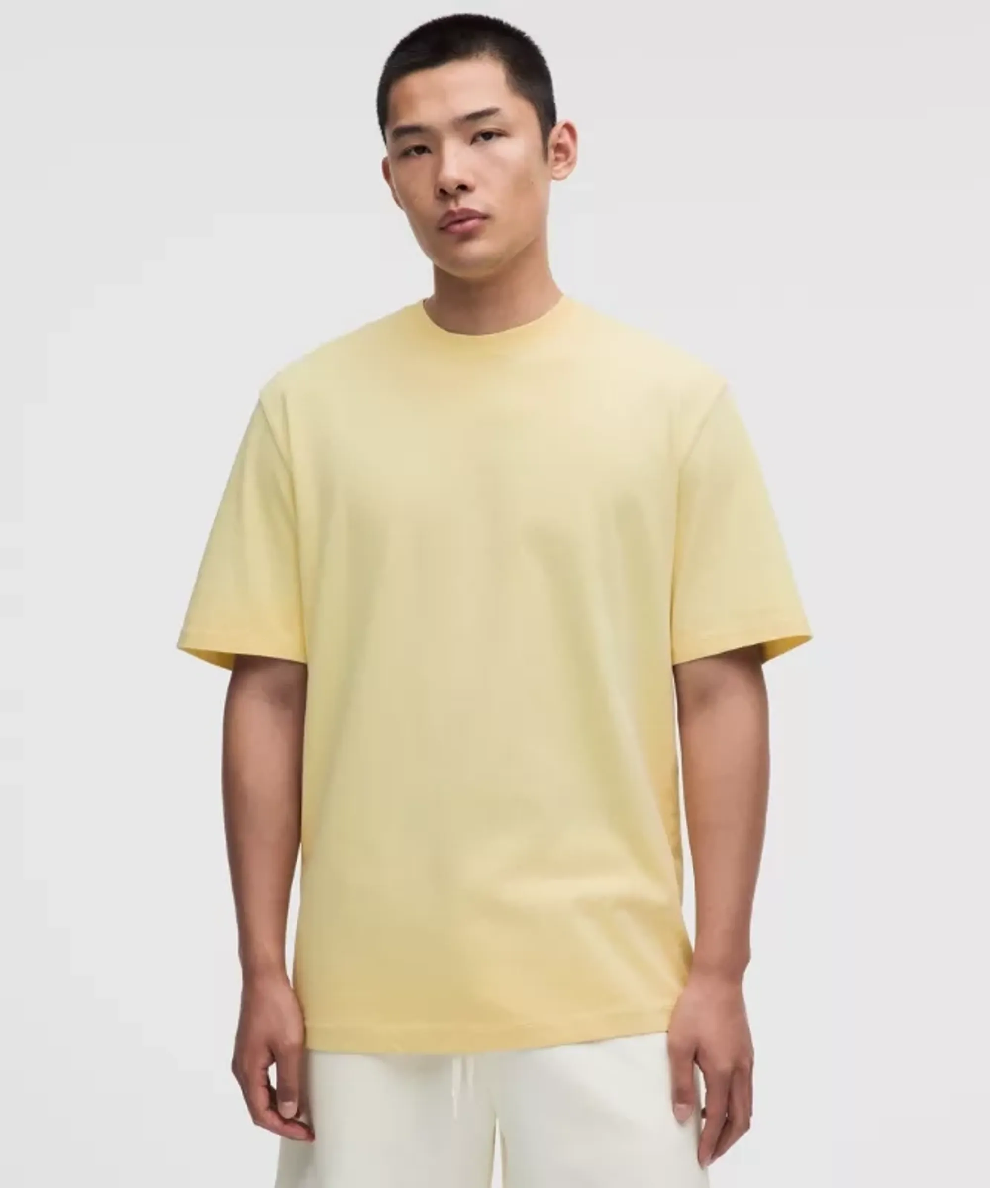 lululemon – Men's Heavyweight Jersey T-Shirt – Color Gold/White – Size Large